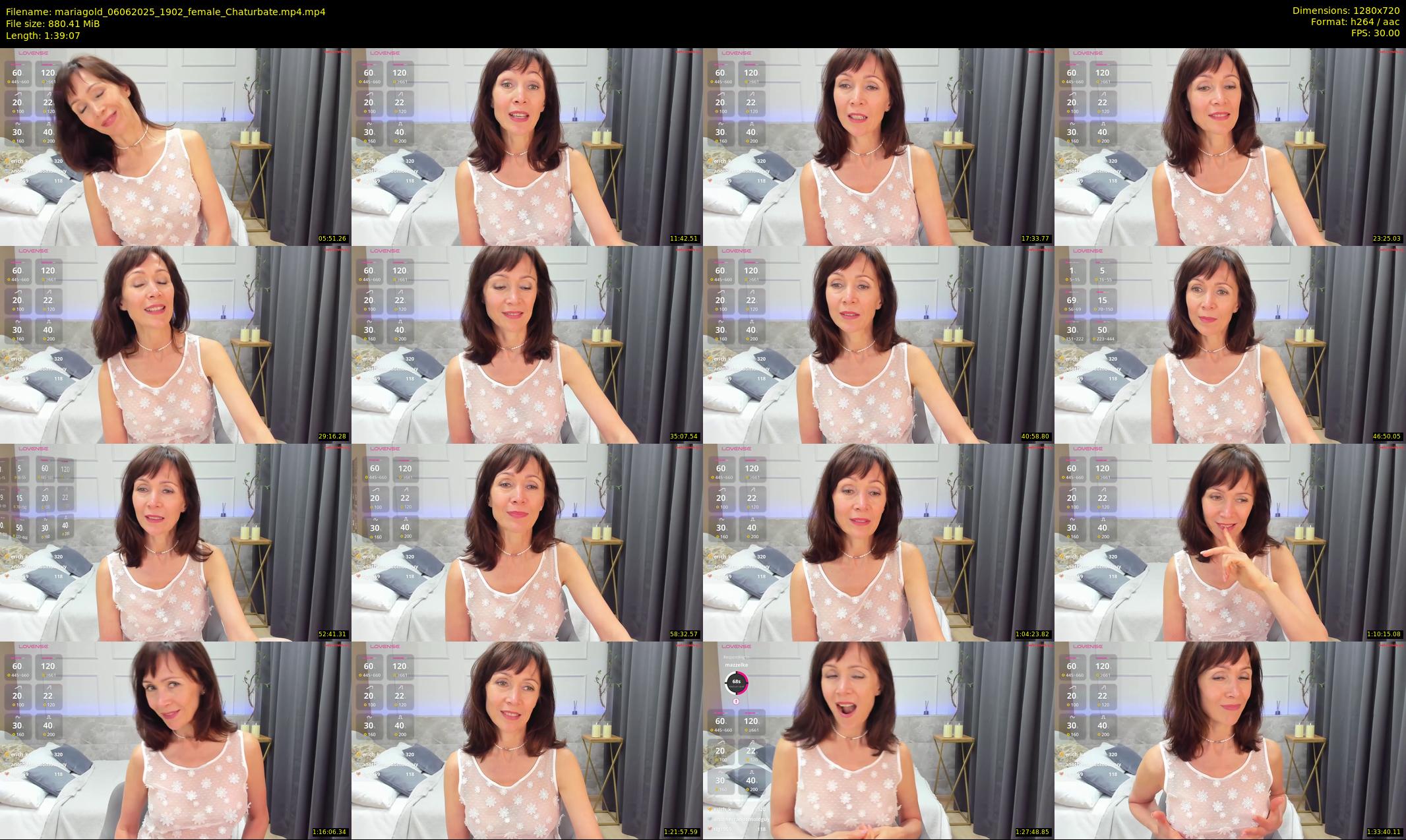 mariagold — 100 minute Chaturbate female cam show recording, 720p, Jun 6, 2025