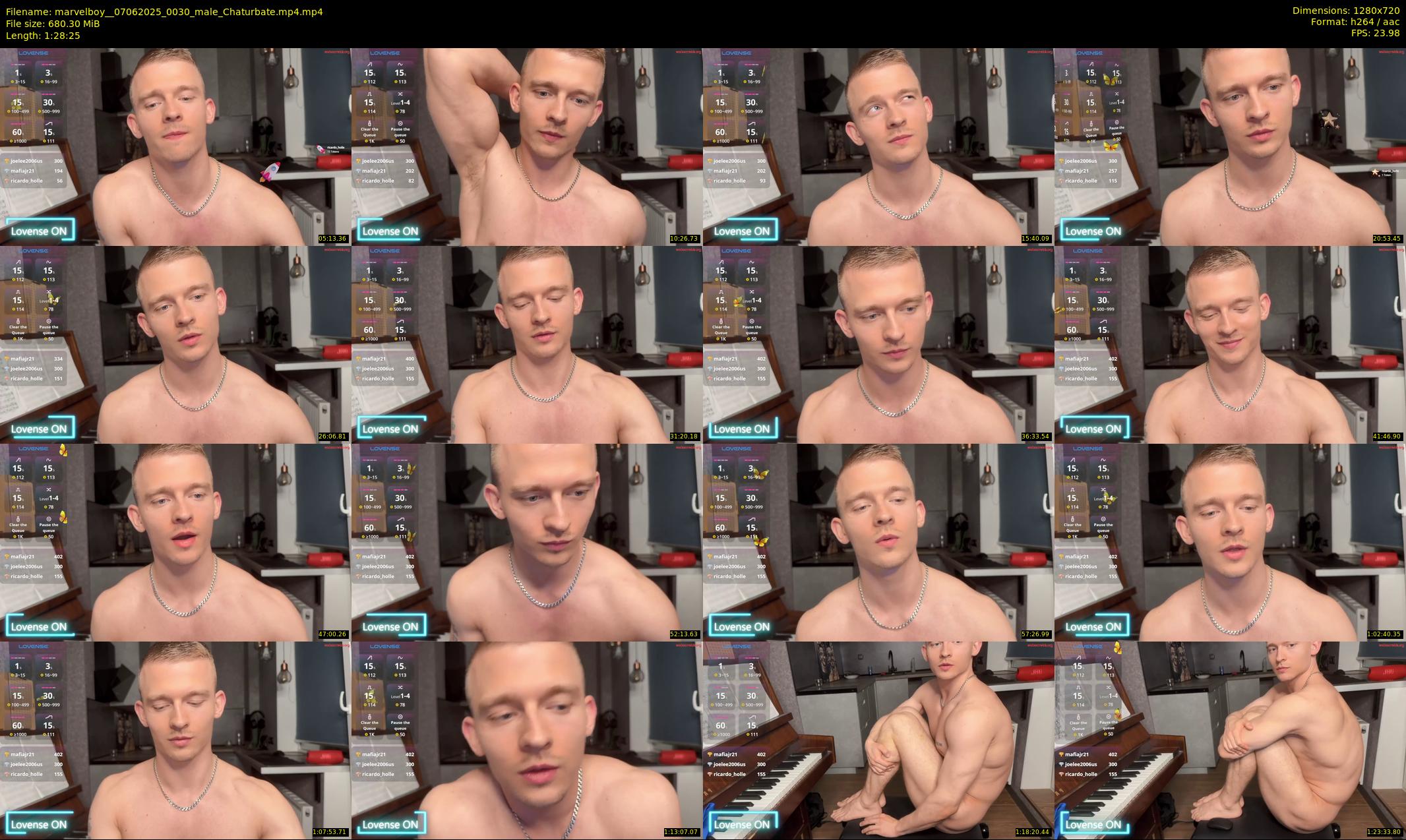 marvelboy_ — 89 minute Chaturbate male cam show recording, 720p, Jun 7, 2025