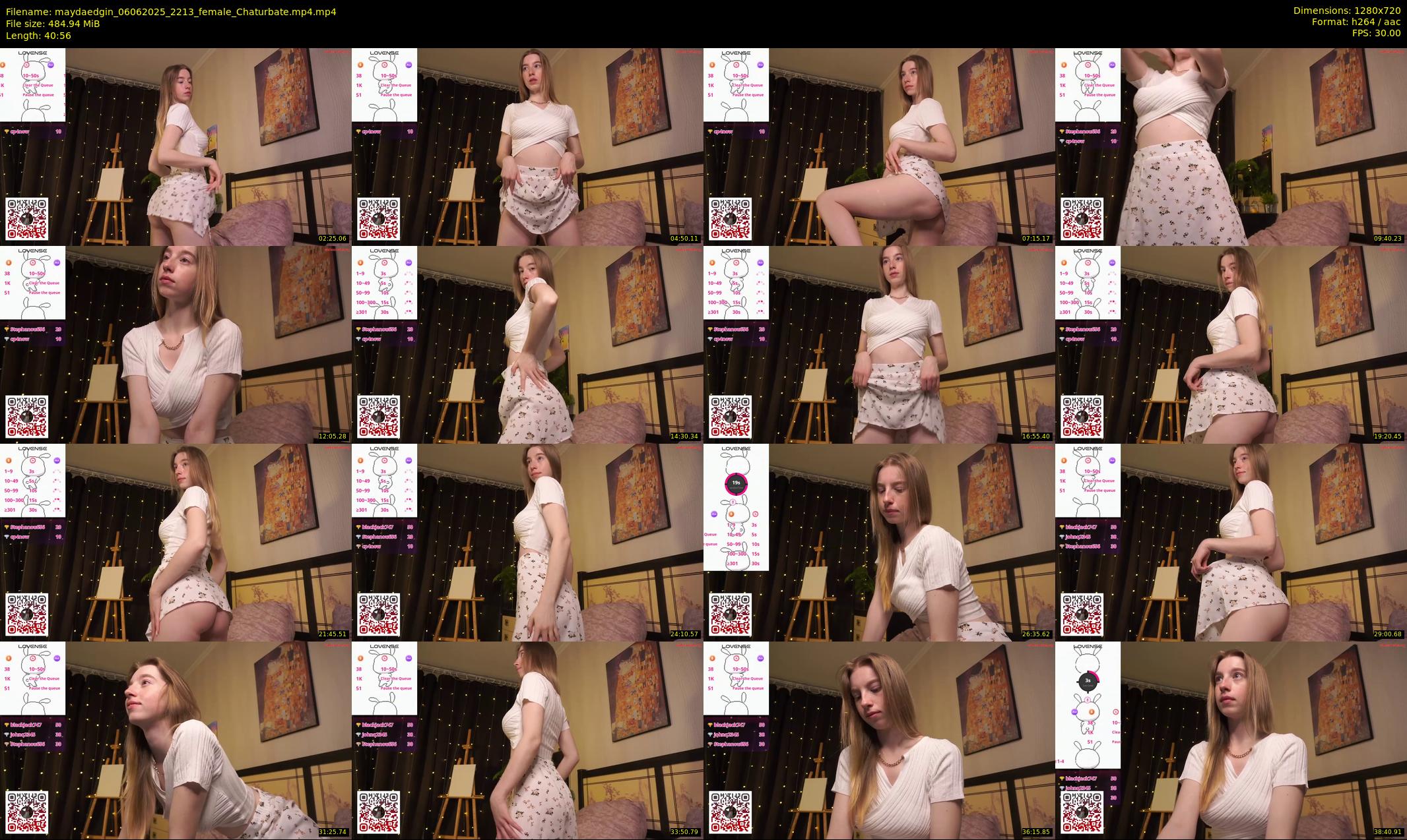 maydaedgin — 41 minute Chaturbate female cam show recording, 720p, Jun 6, 2025