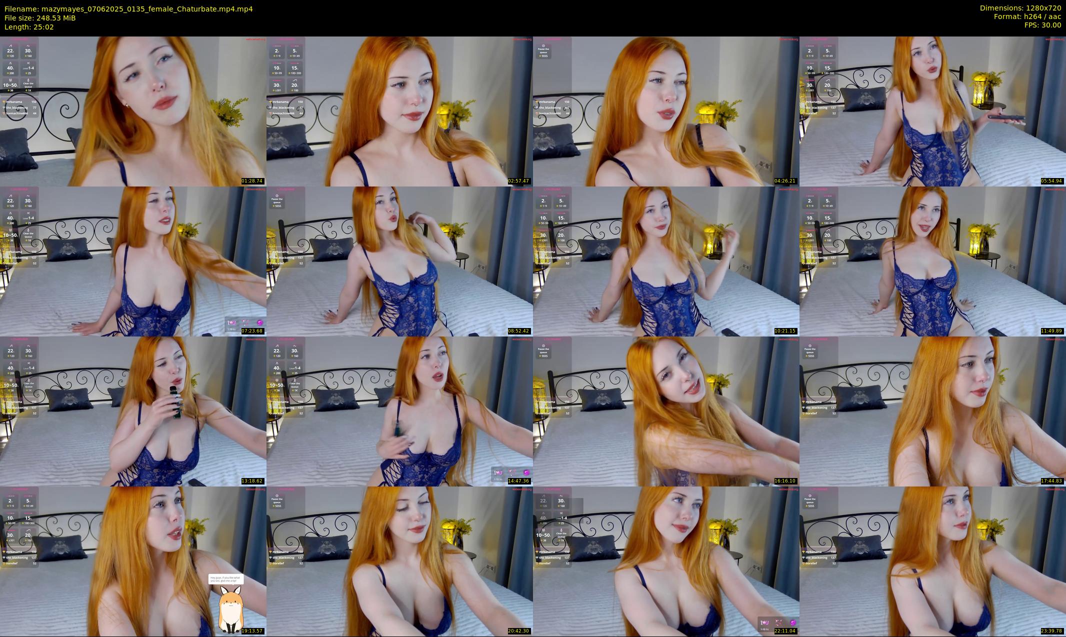 mazymayes — 26 minute Chaturbate female cam show recording, 720p, Jun 7, 2025