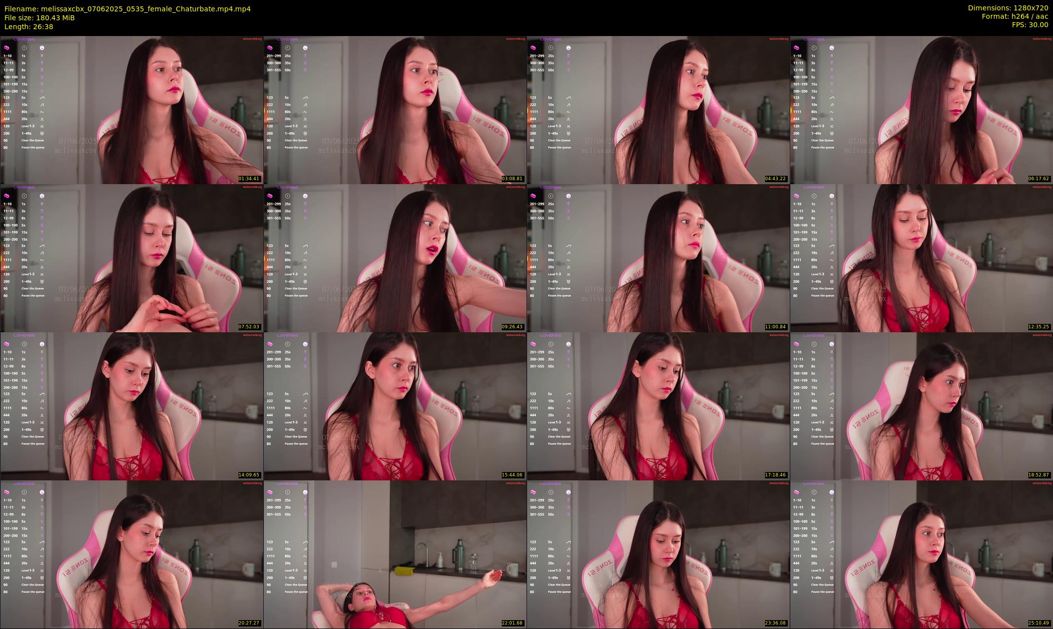 melissaxcbx — 27 minute Chaturbate female cam show recording, 720p, Jun 7, 2025
