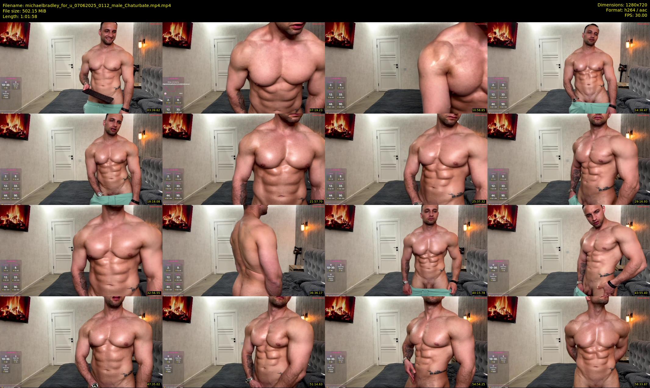 michaelbradley_for_u — 62 minute Chaturbate male cam show recording, 720p, Jun 7, 2025