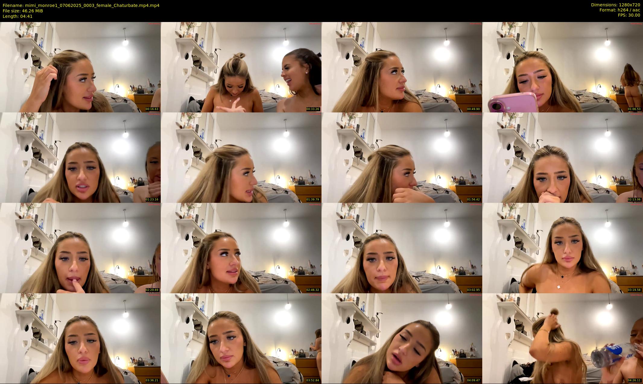 mimi_monroe1 — 5 minute Chaturbate female cam show recording, 720p, Jun 7, 2025