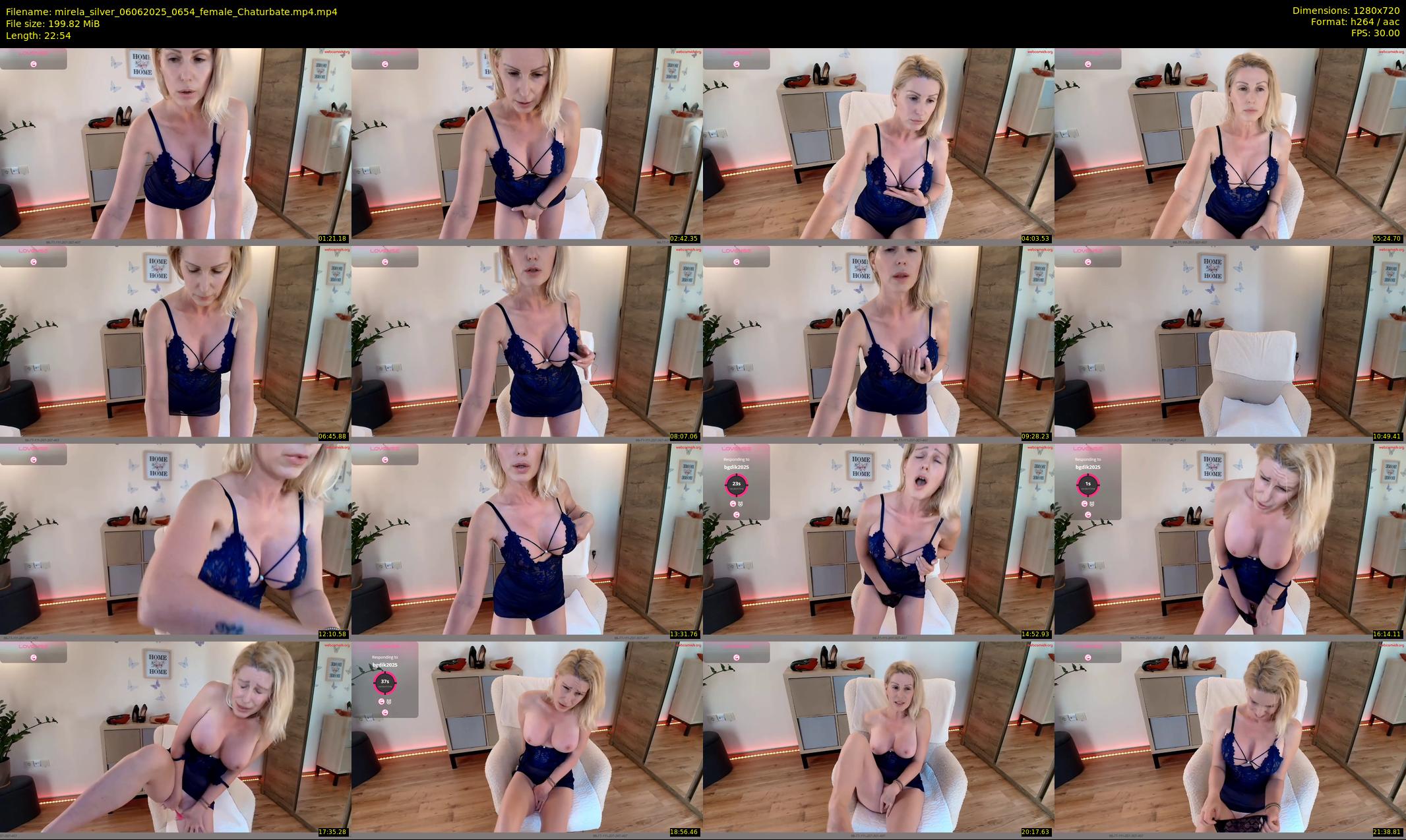 mirela_silver — 23 minute Chaturbate female cam show recording, 720p, Jun 6, 2025