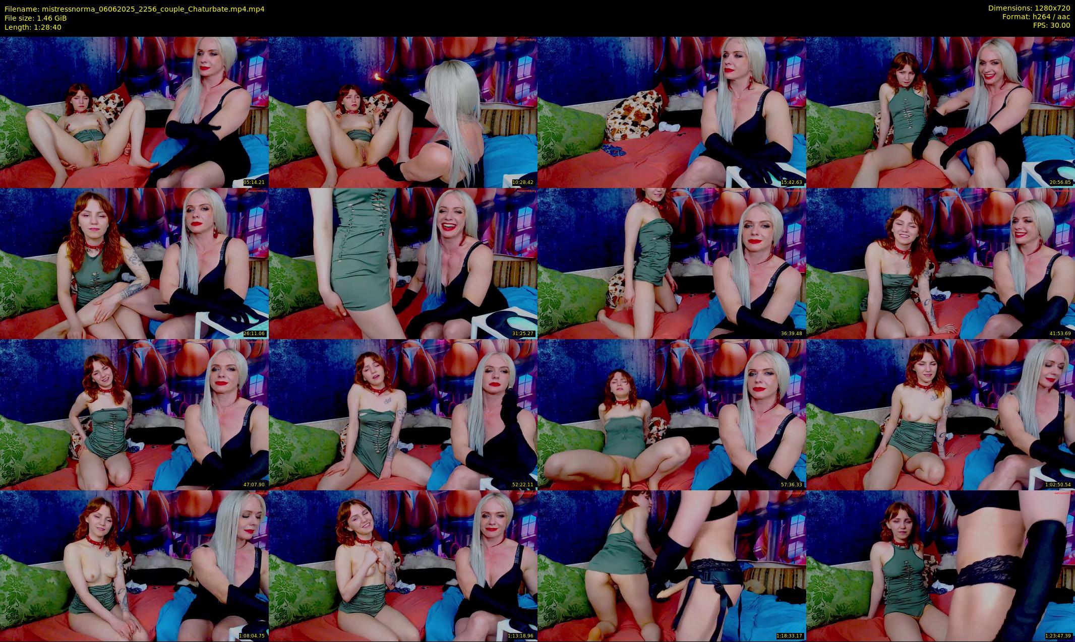 mistressnorma — 89 minute Chaturbate female cam show recording, 720p, Jun 6, 2025