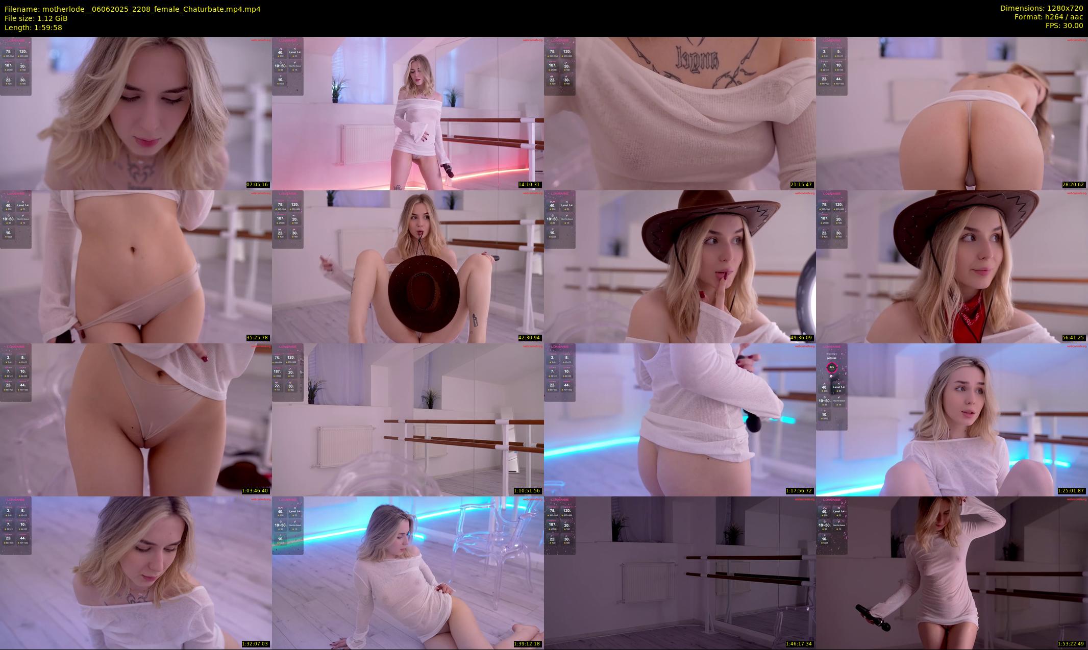 motherlode_ — 120 minute Chaturbate female cam show recording, 720p, Jun 6, 2025