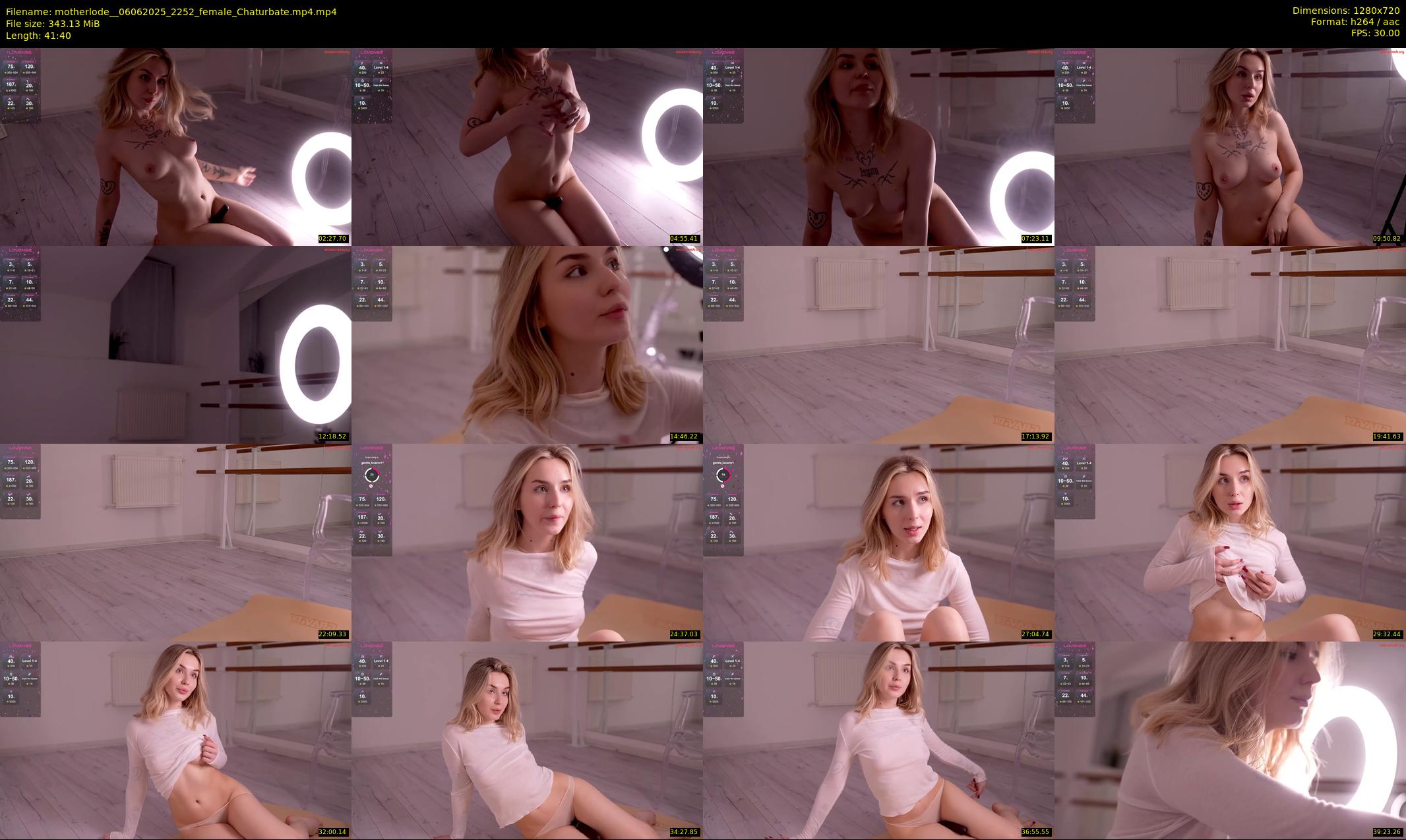 motherlode_ — 42 minute Chaturbate female cam show recording, 720p, Jun 6, 2025