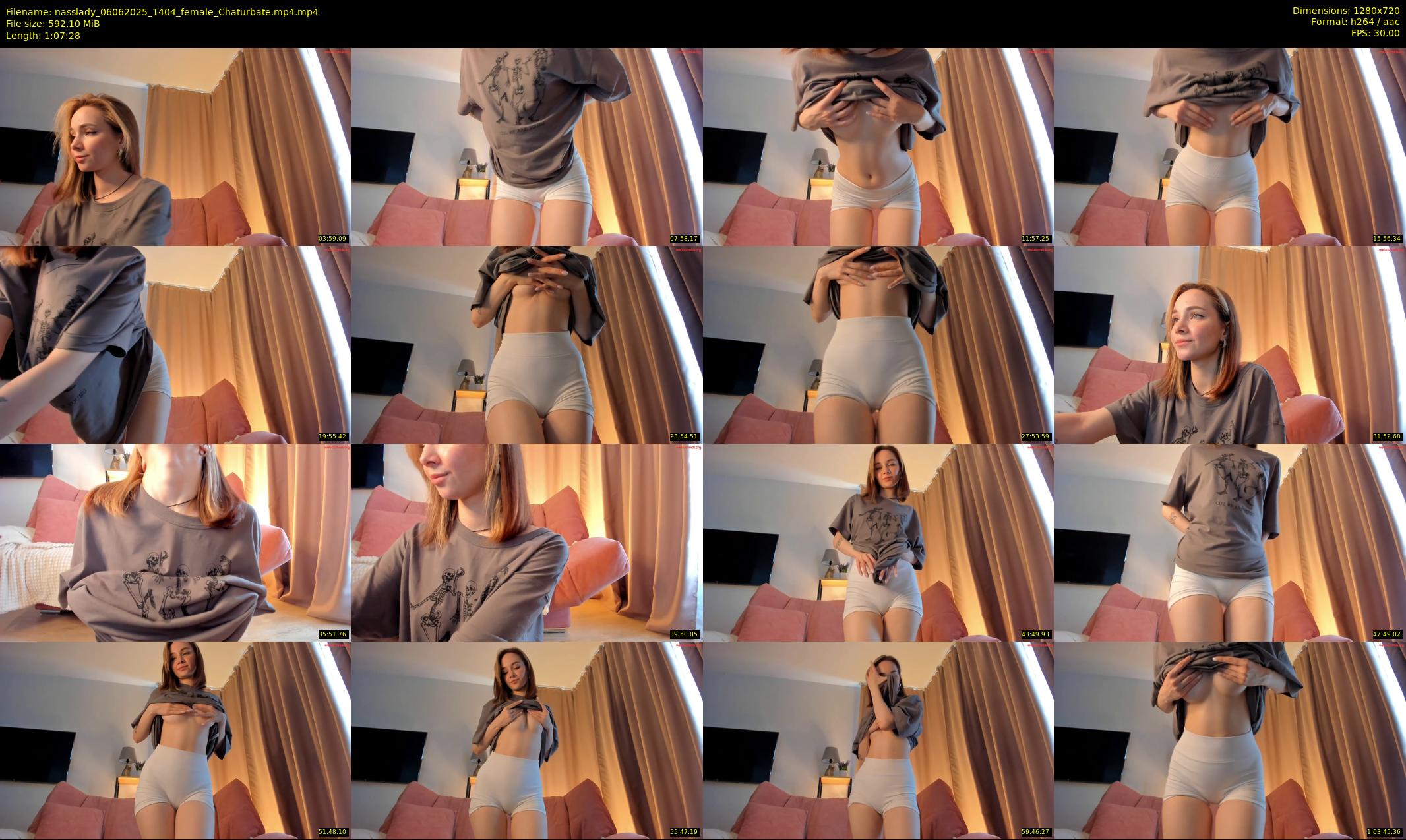 nasslady — 68 minute Chaturbate female cam show recording, 720p, Jun 6, 2025