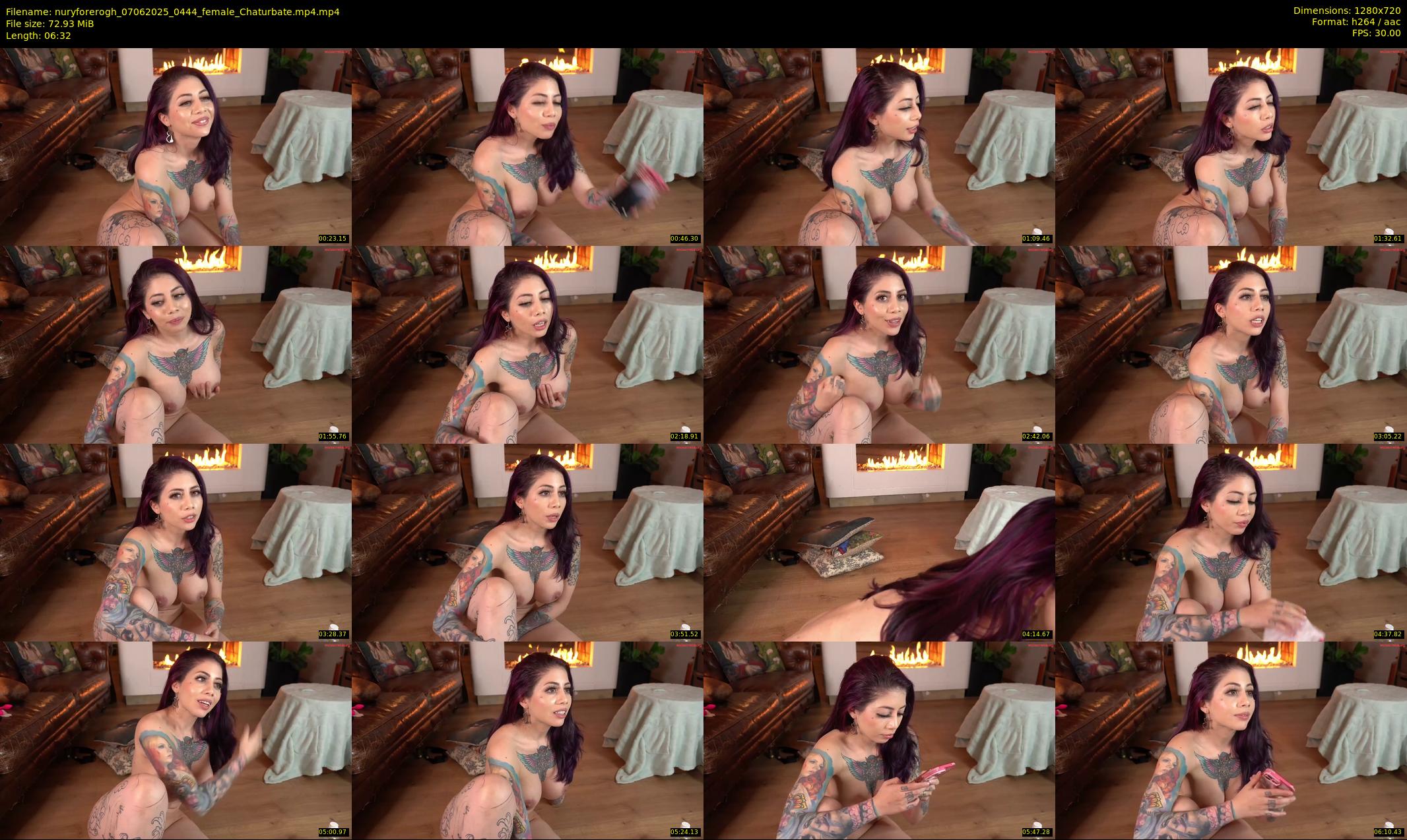 nuryforerogh — 7 minute Chaturbate female cam show recording, 720p, Jun 7, 2025