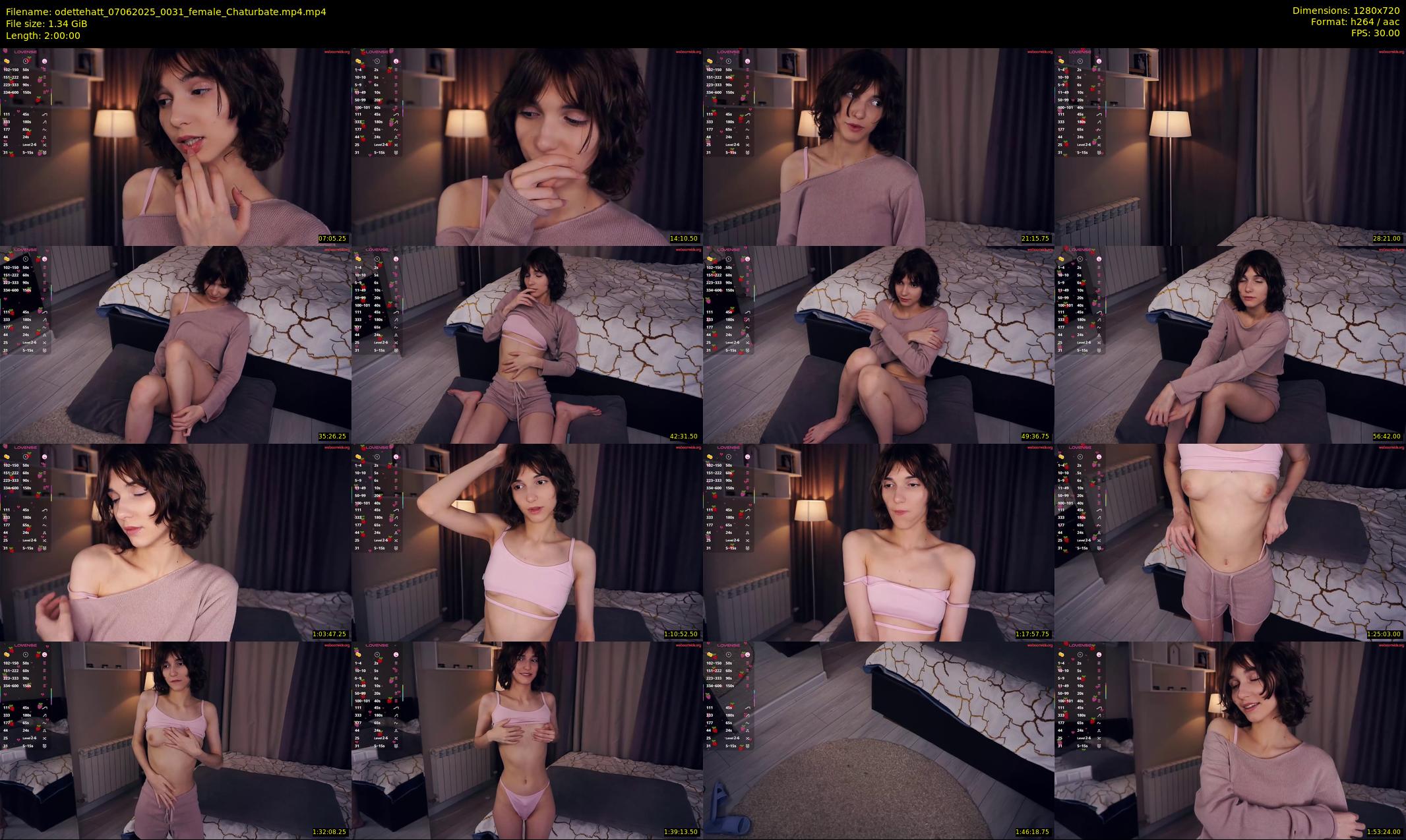 odettehatt — 120 minute Chaturbate female cam show recording, 720p, Jun 7, 2025