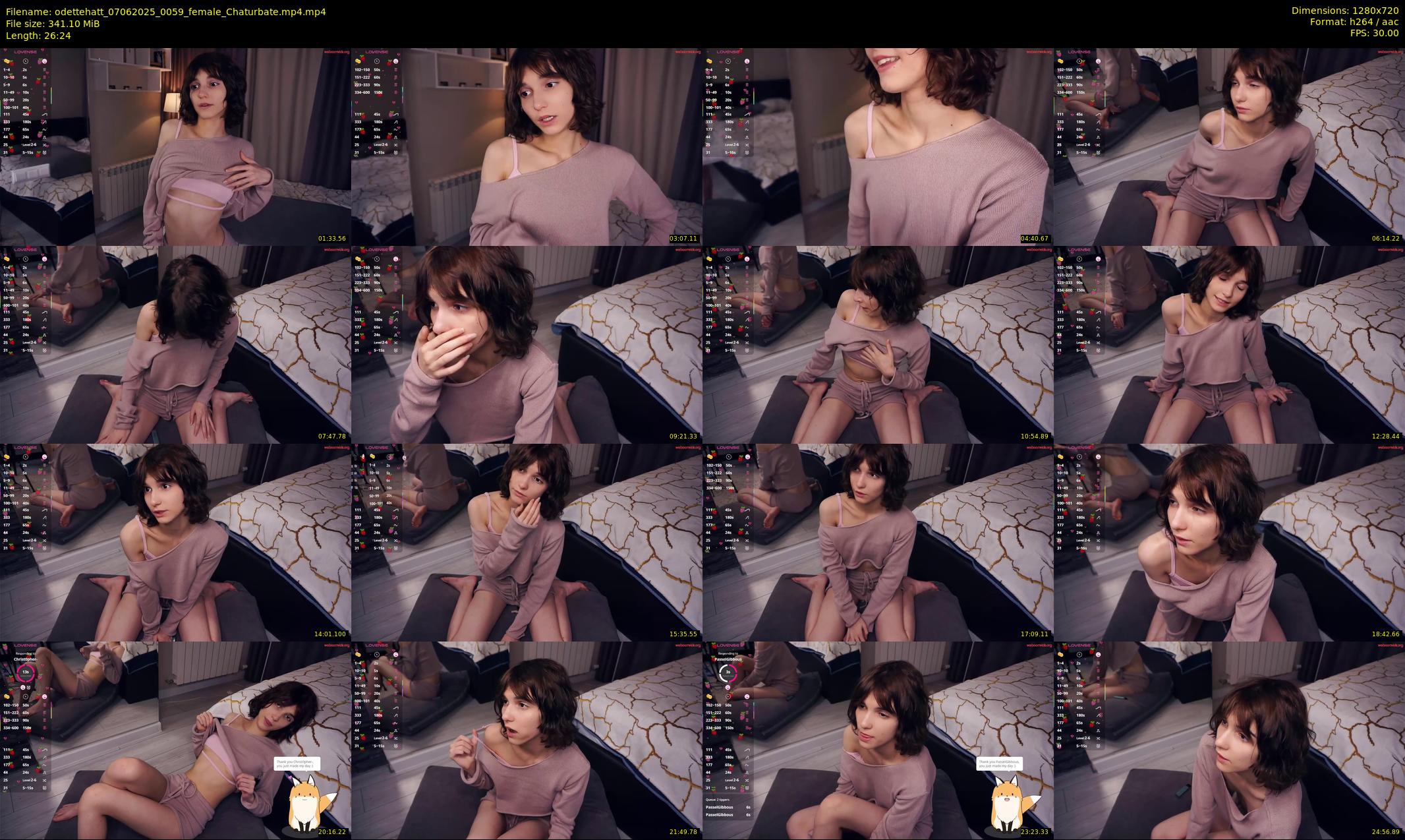 odettehatt — 27 minute Chaturbate female cam show recording, 720p, Jun 7, 2025
