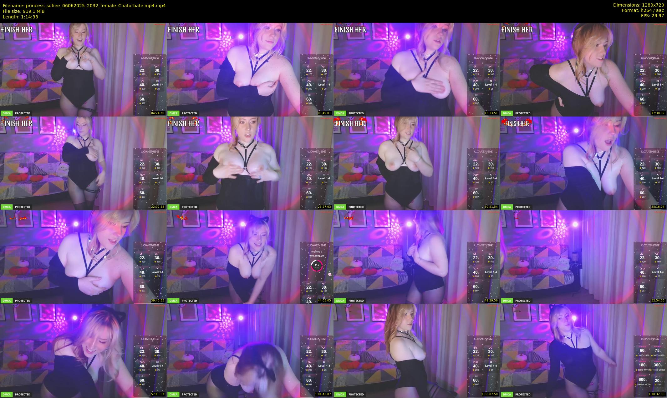 princess_sofiee — 75 minute Chaturbate female cam show recording, 720p, Jun 6, 2025