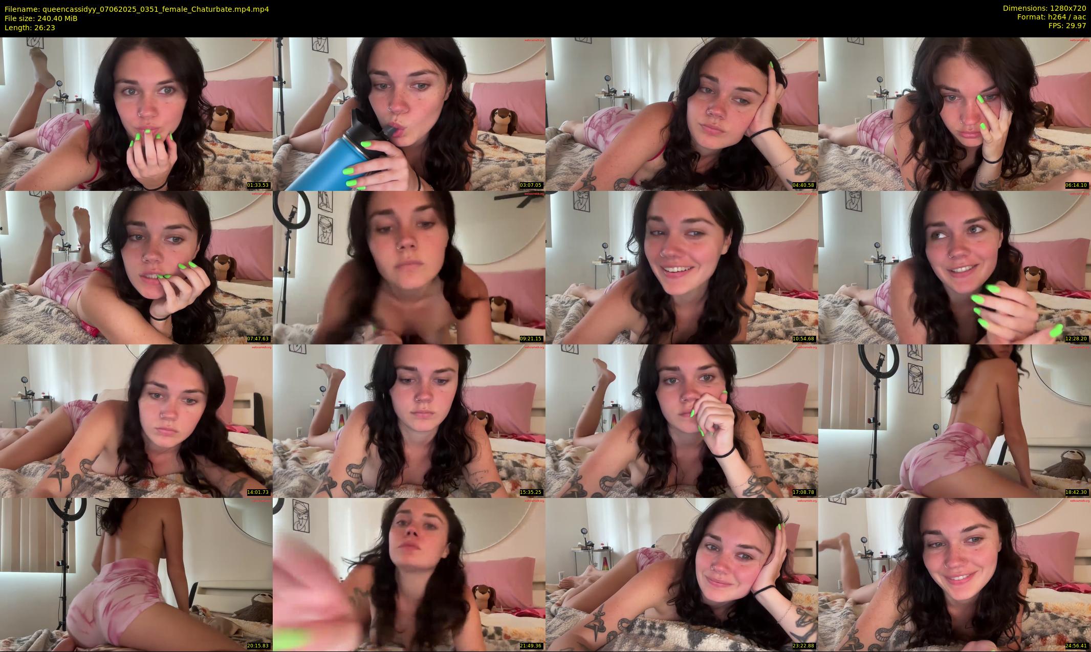 queencassidyy — 27 minute Chaturbate female cam show recording, 720p, Jun 7, 2025
