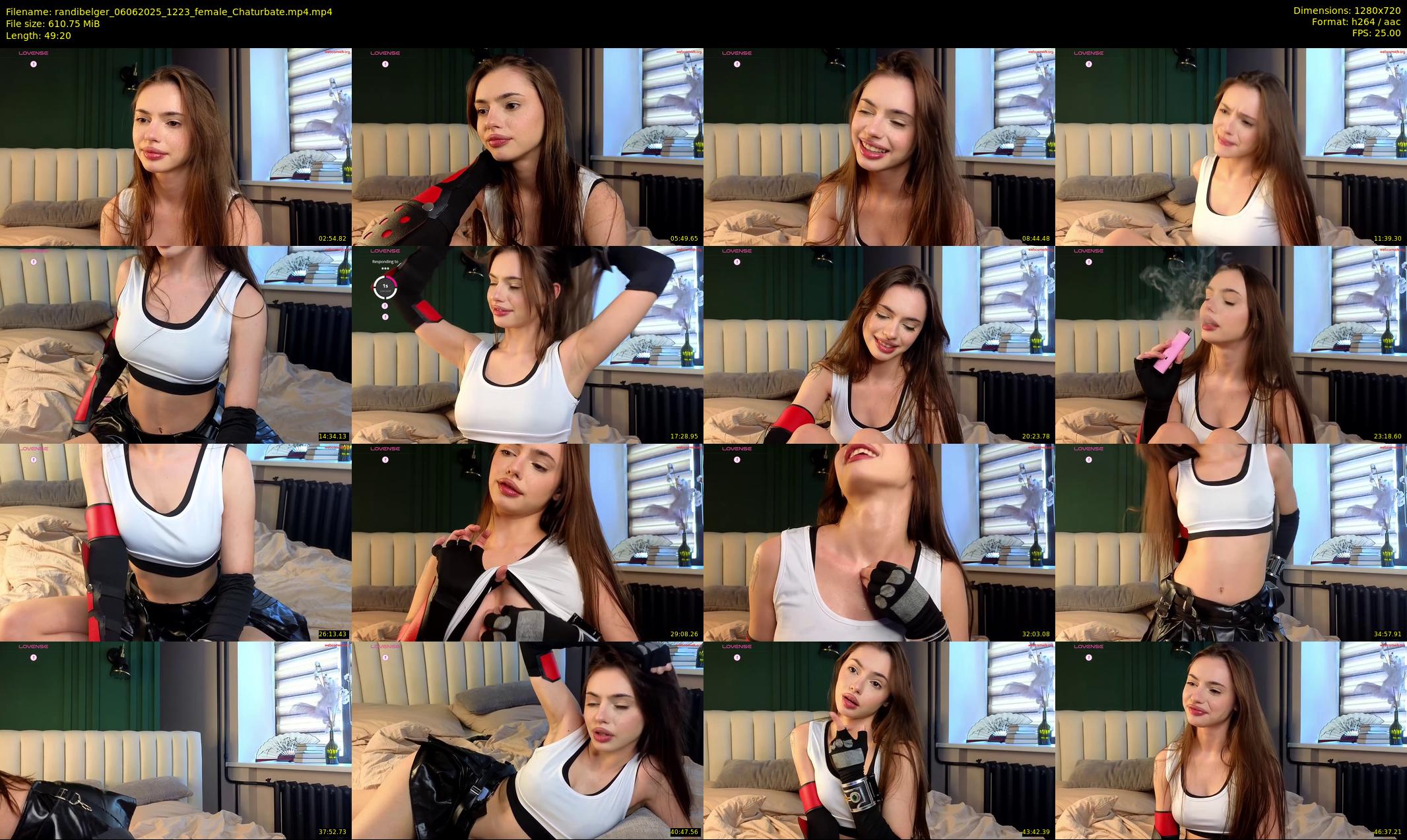 randibelger — 50 minute Chaturbate female cam show recording, 720p, Jun 6, 2025