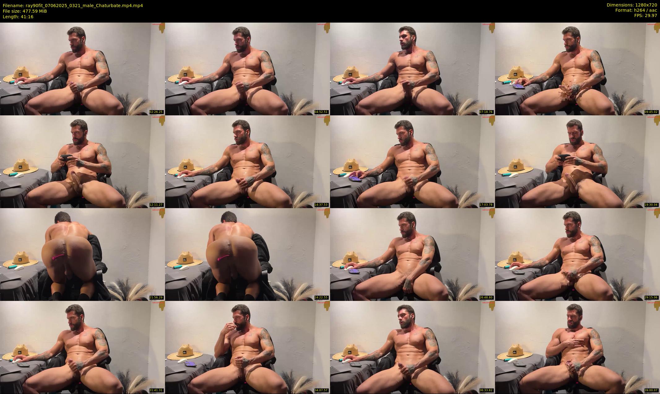 ray90fit — 42 minute Chaturbate male cam show recording, 720p, Jun 7, 2025