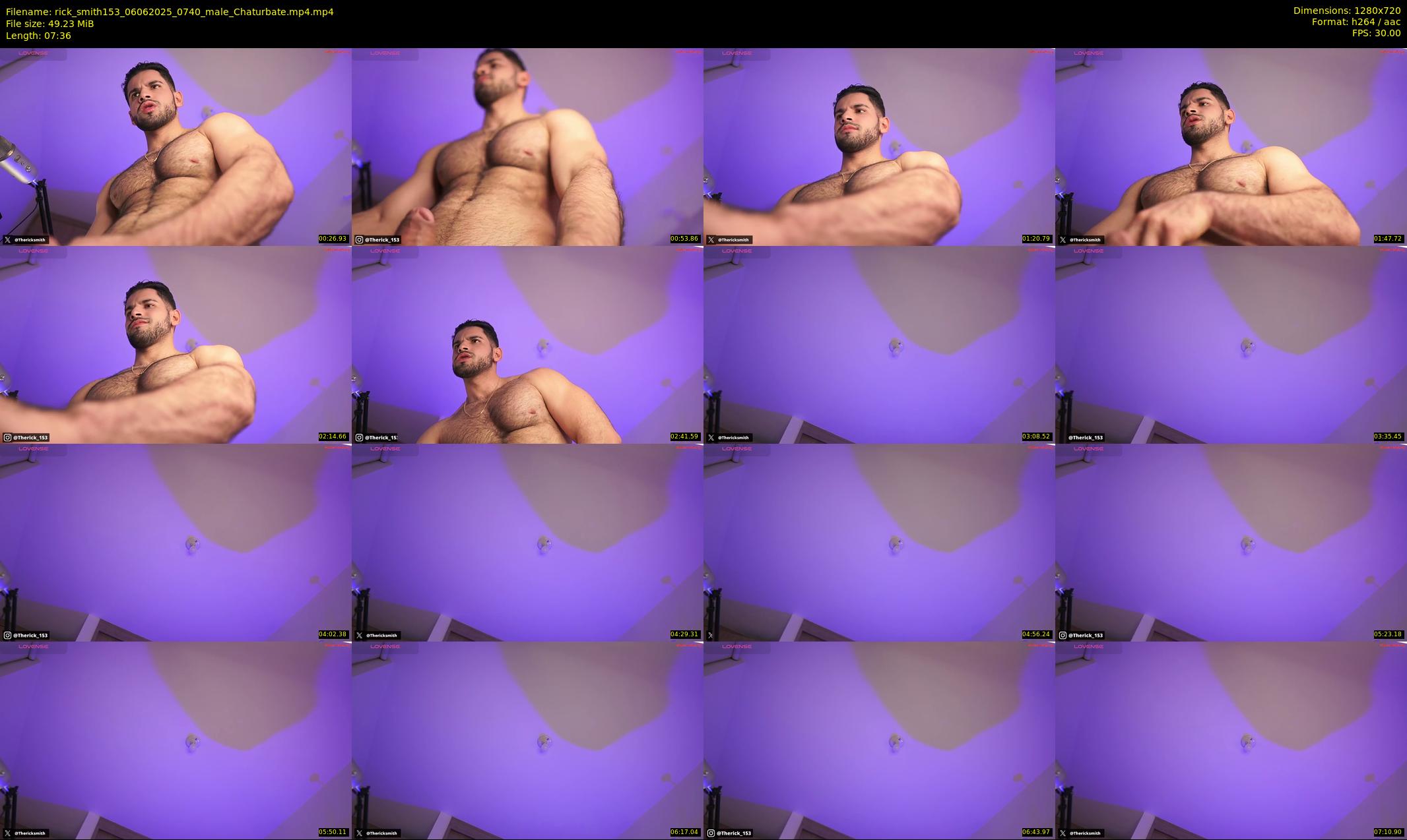 rick_smith153 — 8 minute Chaturbate male cam show recording, 720p, Jun 6, 2025