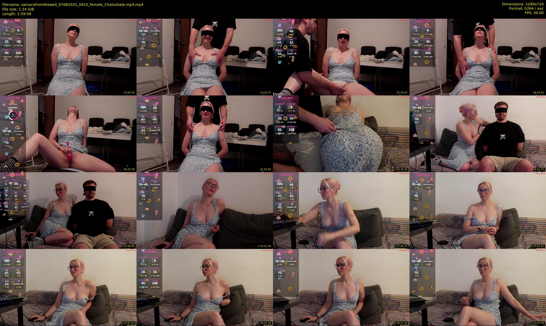 samarafromthewell — 120 minute Chaturbate female cam show recording, 720p, Jun 7, 2025