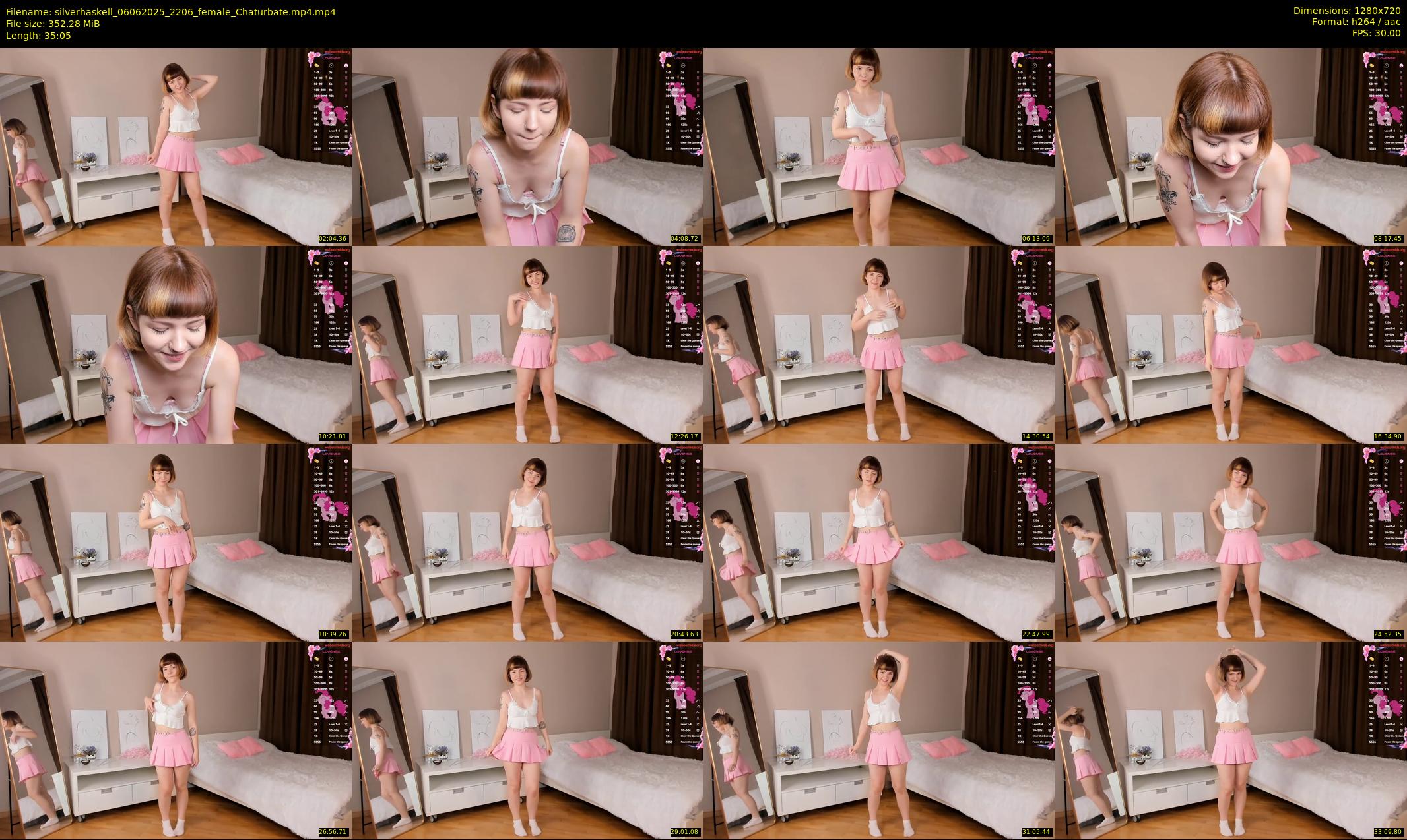 silverhaskell — 36 minute Chaturbate female cam show recording, 720p, Jun 6, 2025