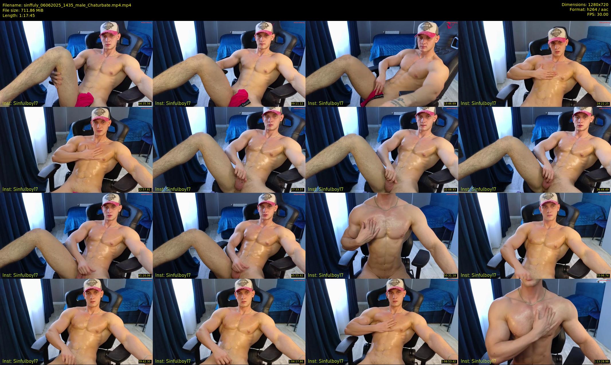 sinffuly — 78 minute Chaturbate male cam show recording, 720p, Jun 6, 2025