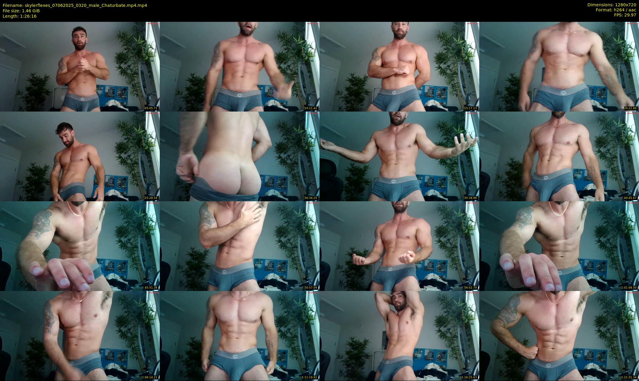 skylerflexes — 87 minute Chaturbate male cam show recording, 720p, Jun 7, 2025