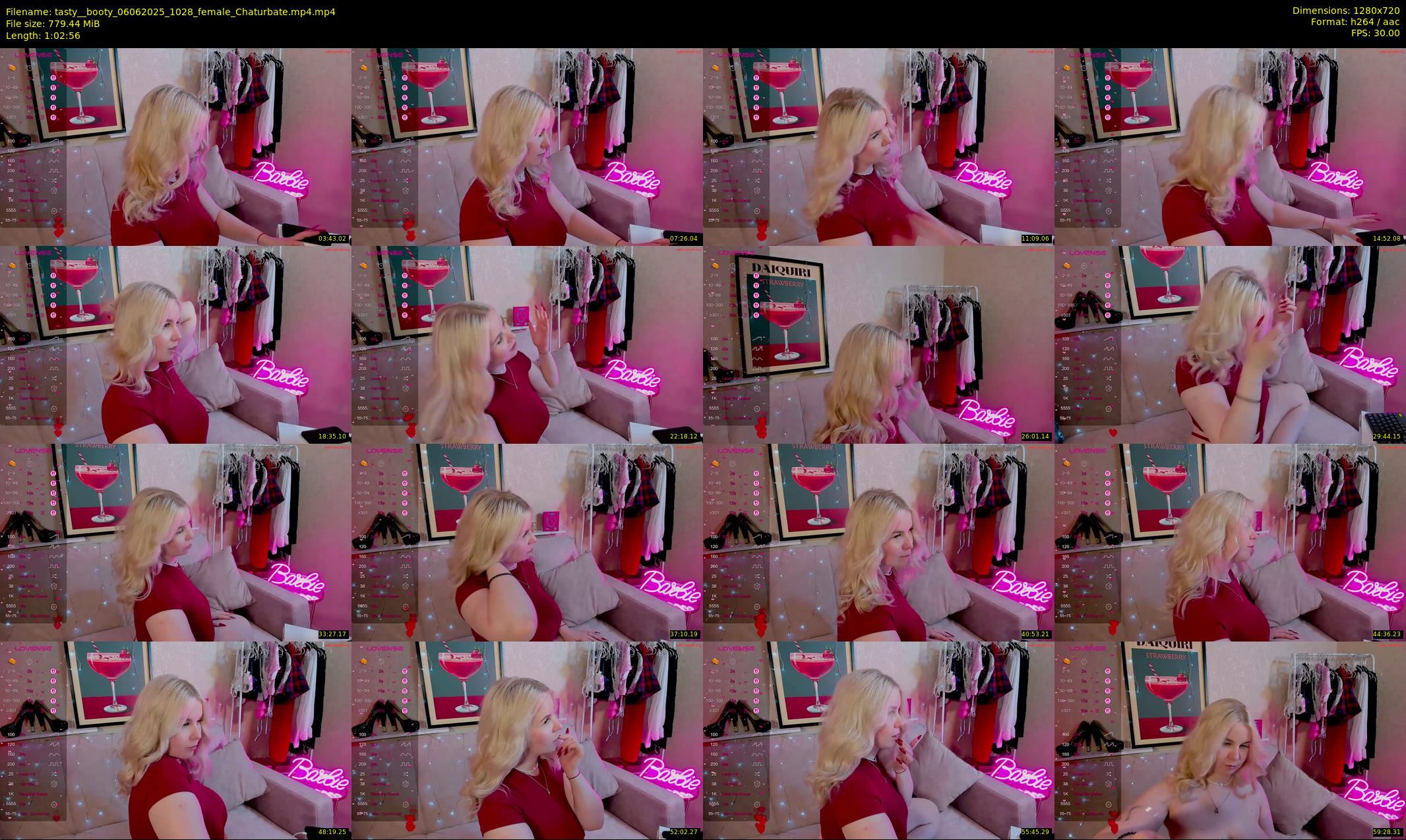 tasty__booty — 63 minute Chaturbate female cam show recording, 720p, Jun 6, 2025