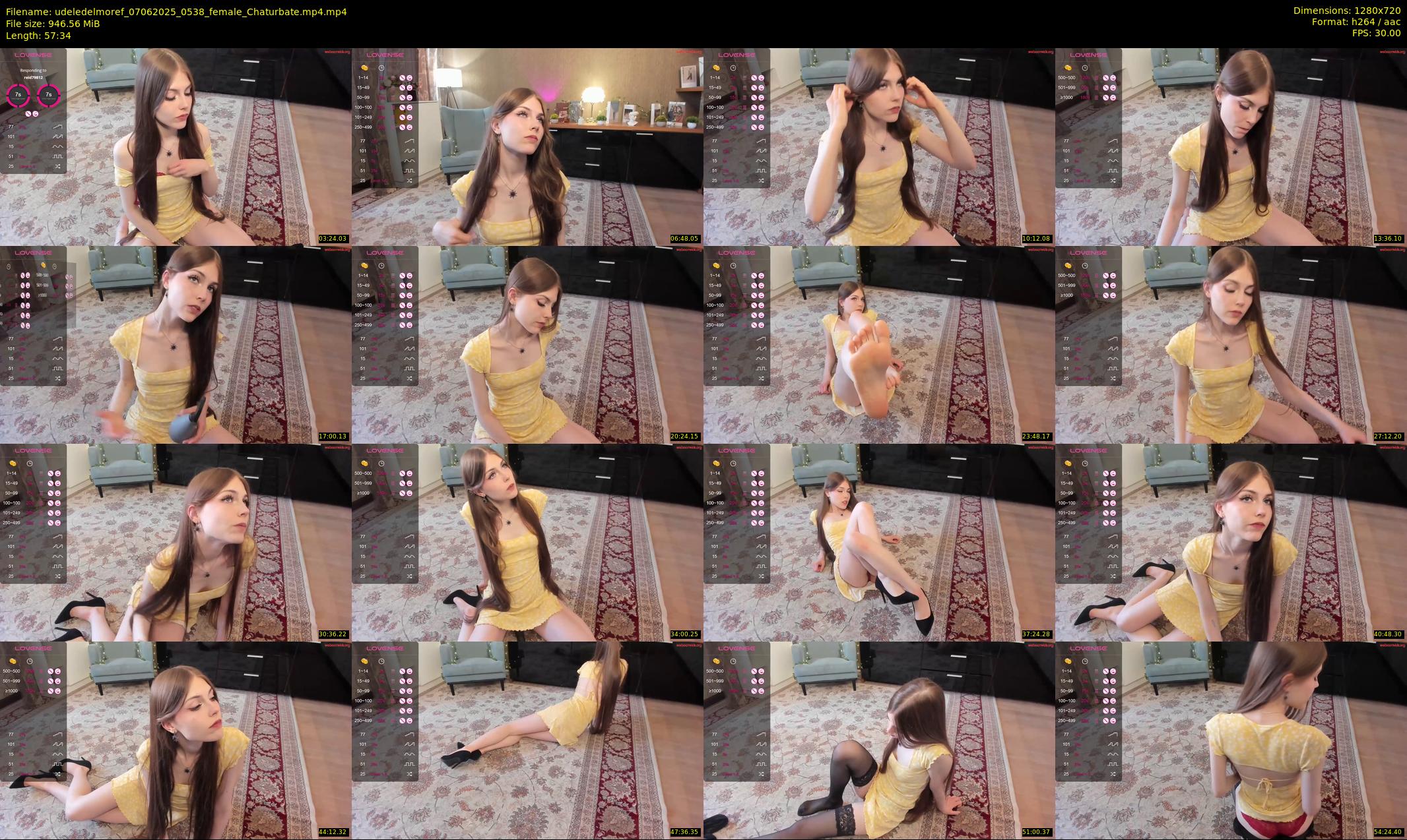 udeledelmoref — 58 minute Chaturbate female cam show recording, 720p, Jun 7, 2025