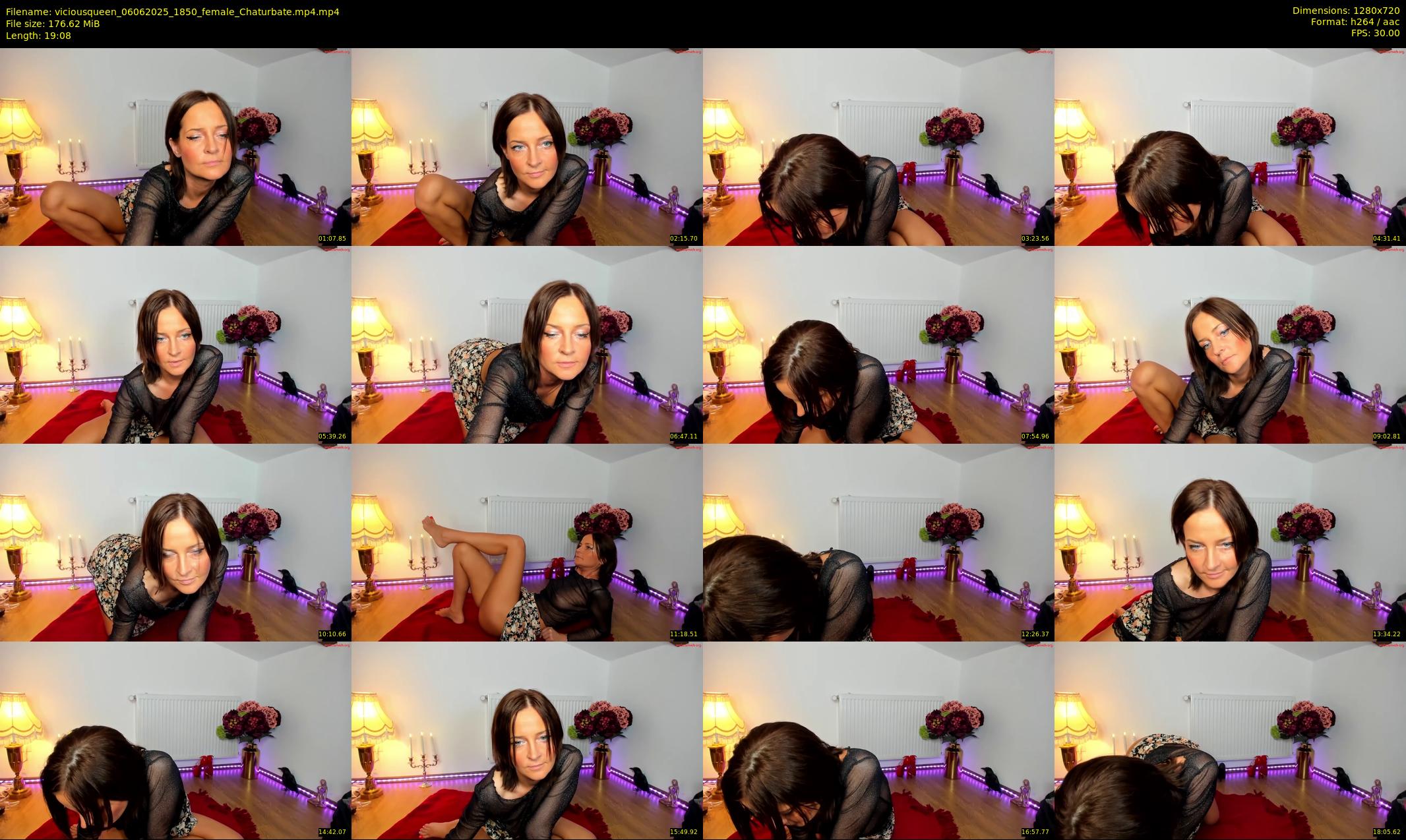 viciousqueen — 20 minute Chaturbate female cam show recording, 720p, Jun 6, 2025