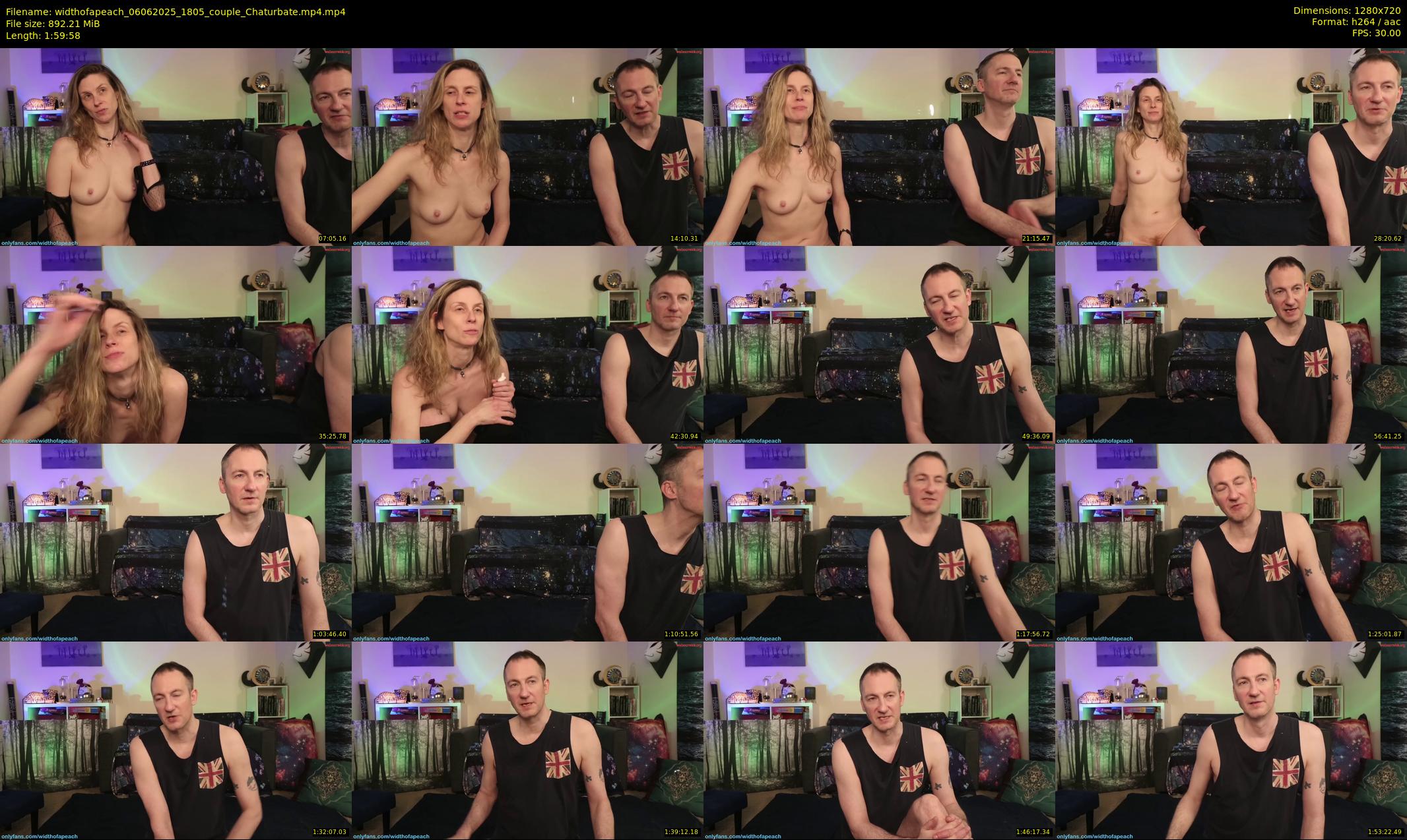 widthofapeach — 120 minute Chaturbate couple cam show recording, 720p, Jun 6, 2025