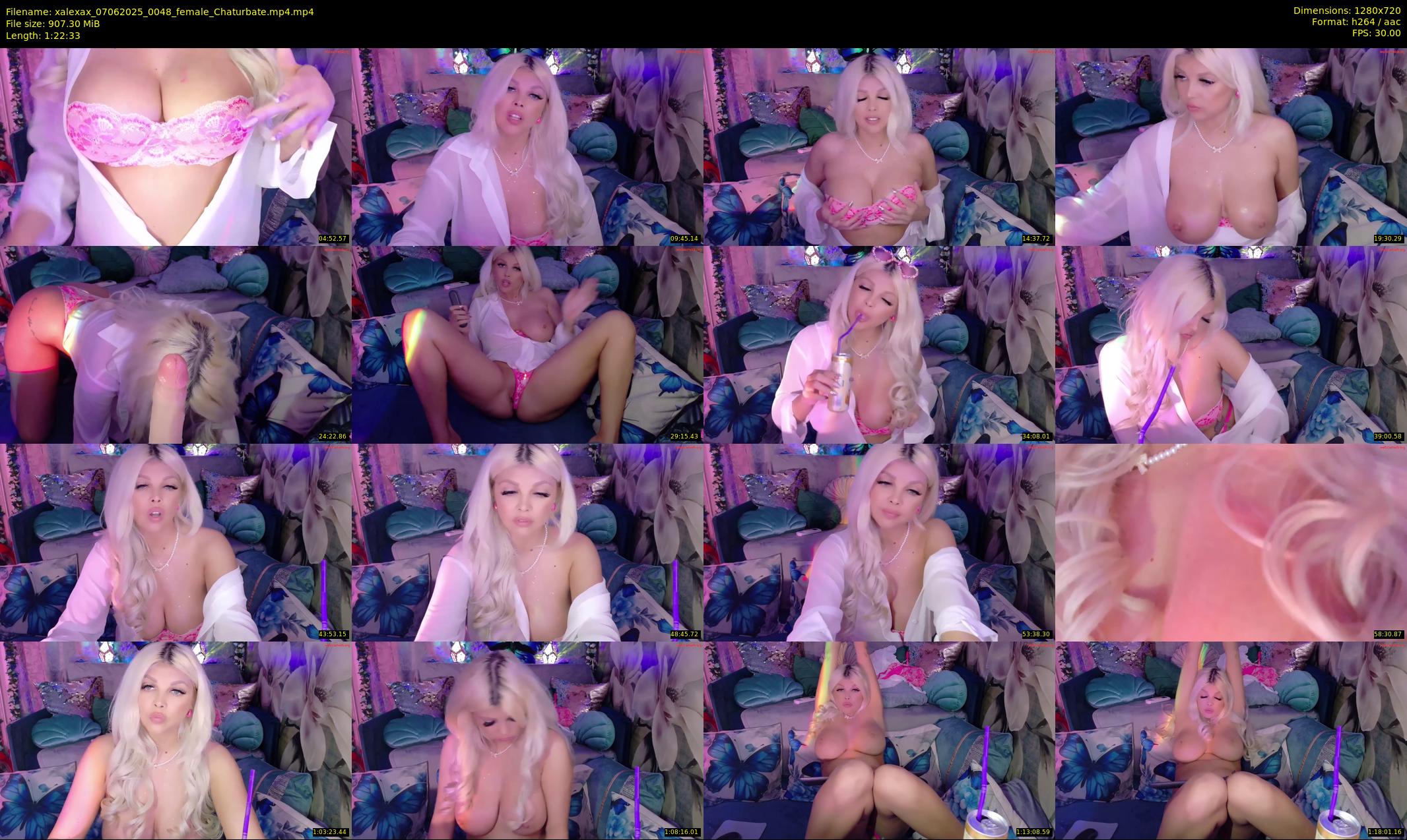 xalexax — 83 minute Chaturbate female cam show recording, 720p, Jun 7, 2025