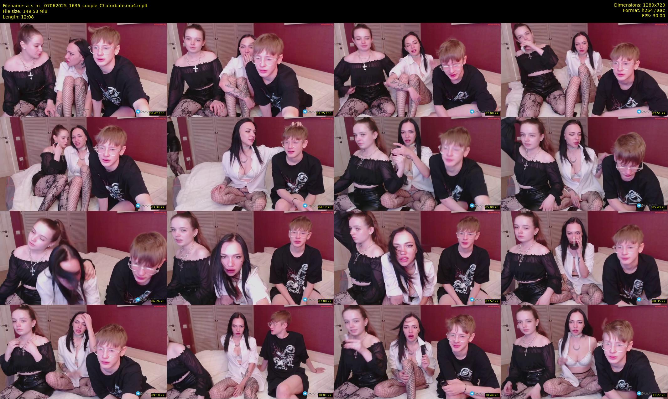 a_s_m_ — 13 minute Chaturbate couple cam show recording, 720p, Jun 7, 2025