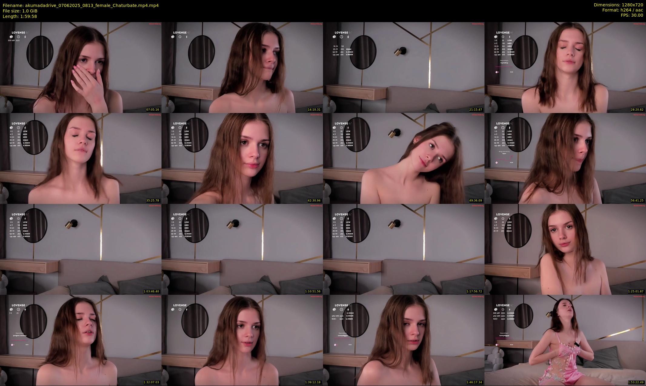 akumadadrive — 120 minute Chaturbate female cam show recording, 720p, Jun 7, 2025