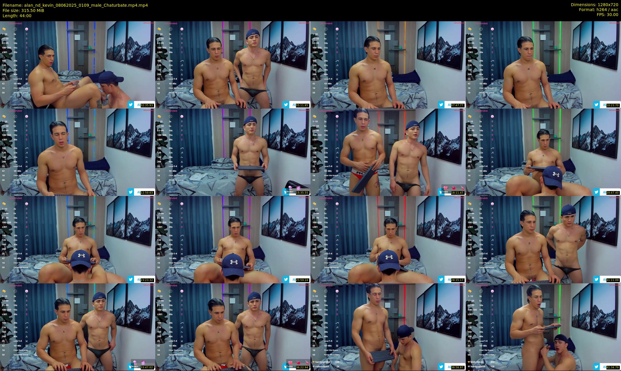 alan_nd_kevin — 44 minute Chaturbate male cam show recording, 720p, Jun 8, 2025