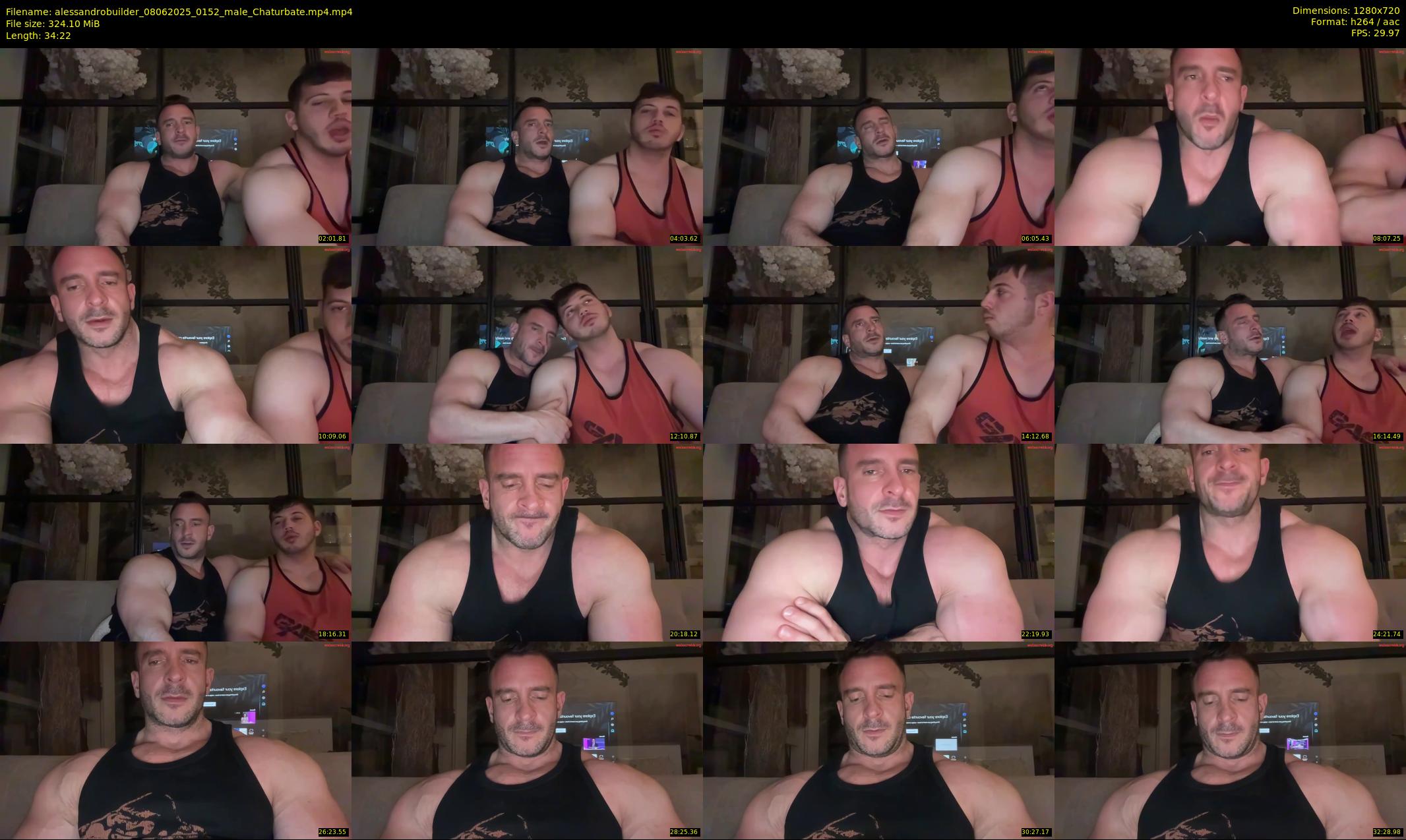alessandrobuilder — 35 minute Chaturbate couple cam show recording, 720p, Jun 8, 2025