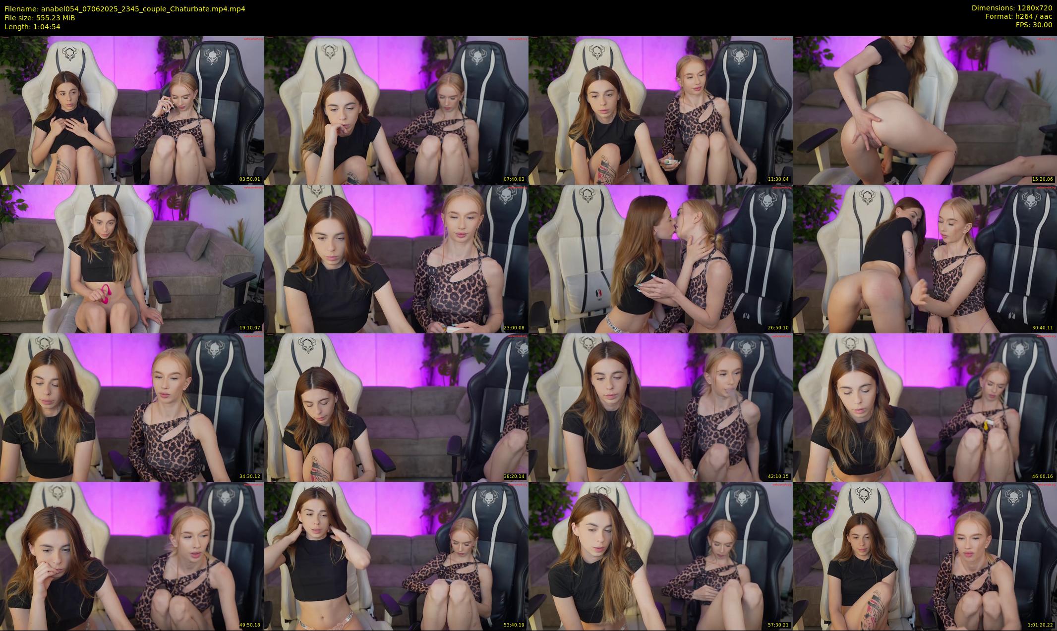 anabel054 — 65 minute Chaturbate female cam show recording, 720p, Jun 7, 2025