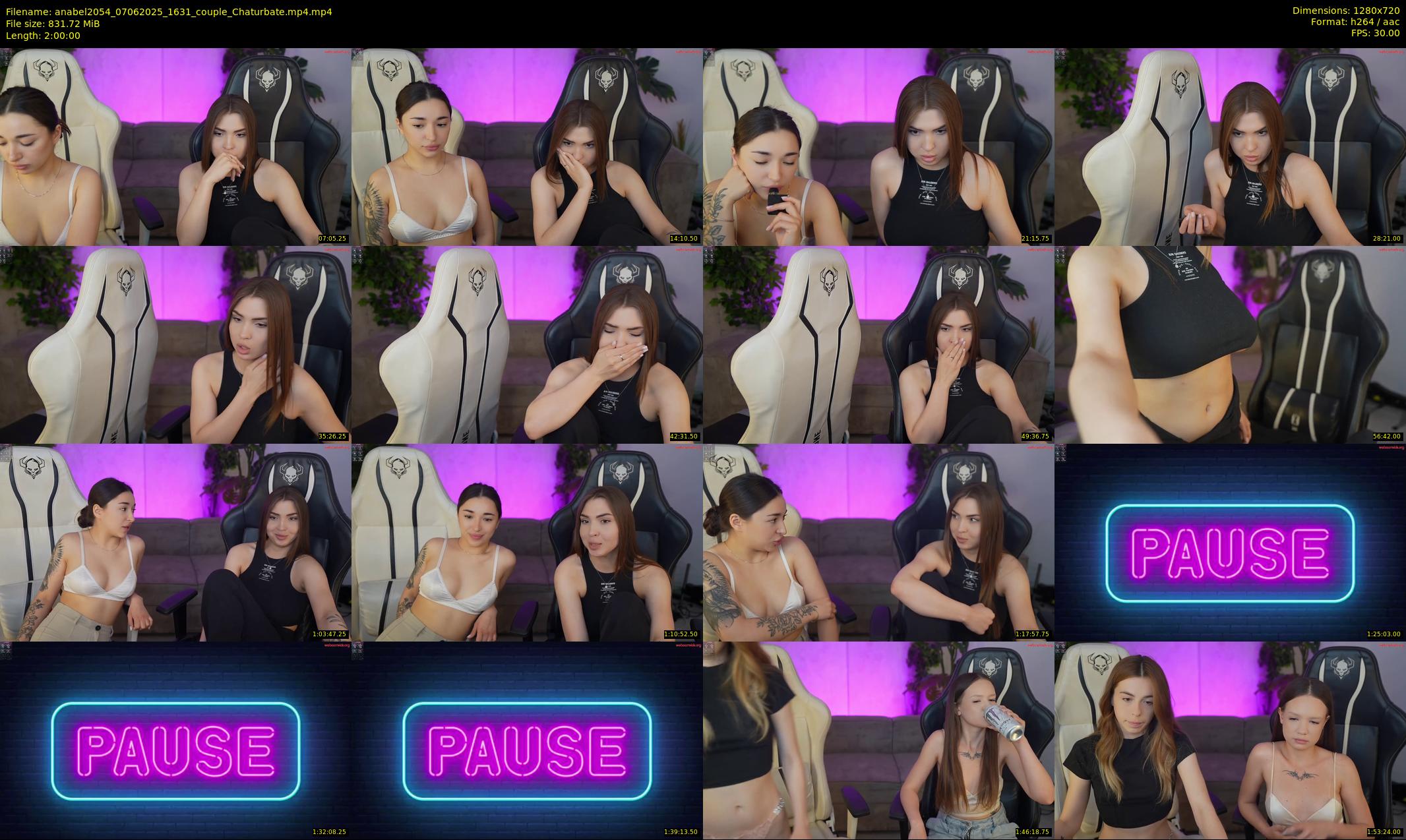 anabel2054 — 120 minute Chaturbate female cam show recording, 720p, Jun 7, 2025