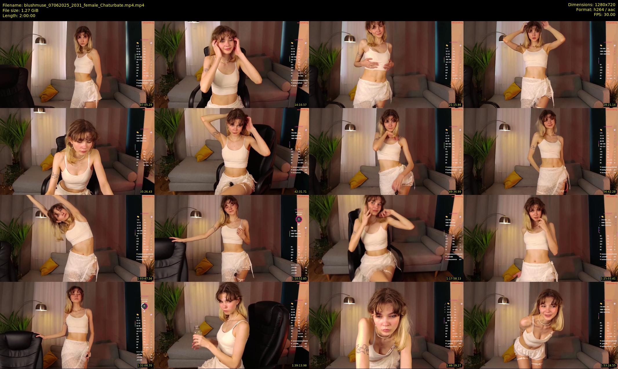 blushmuse — 120 minute Chaturbate female cam show recording, 720p, Jun 7, 2025
