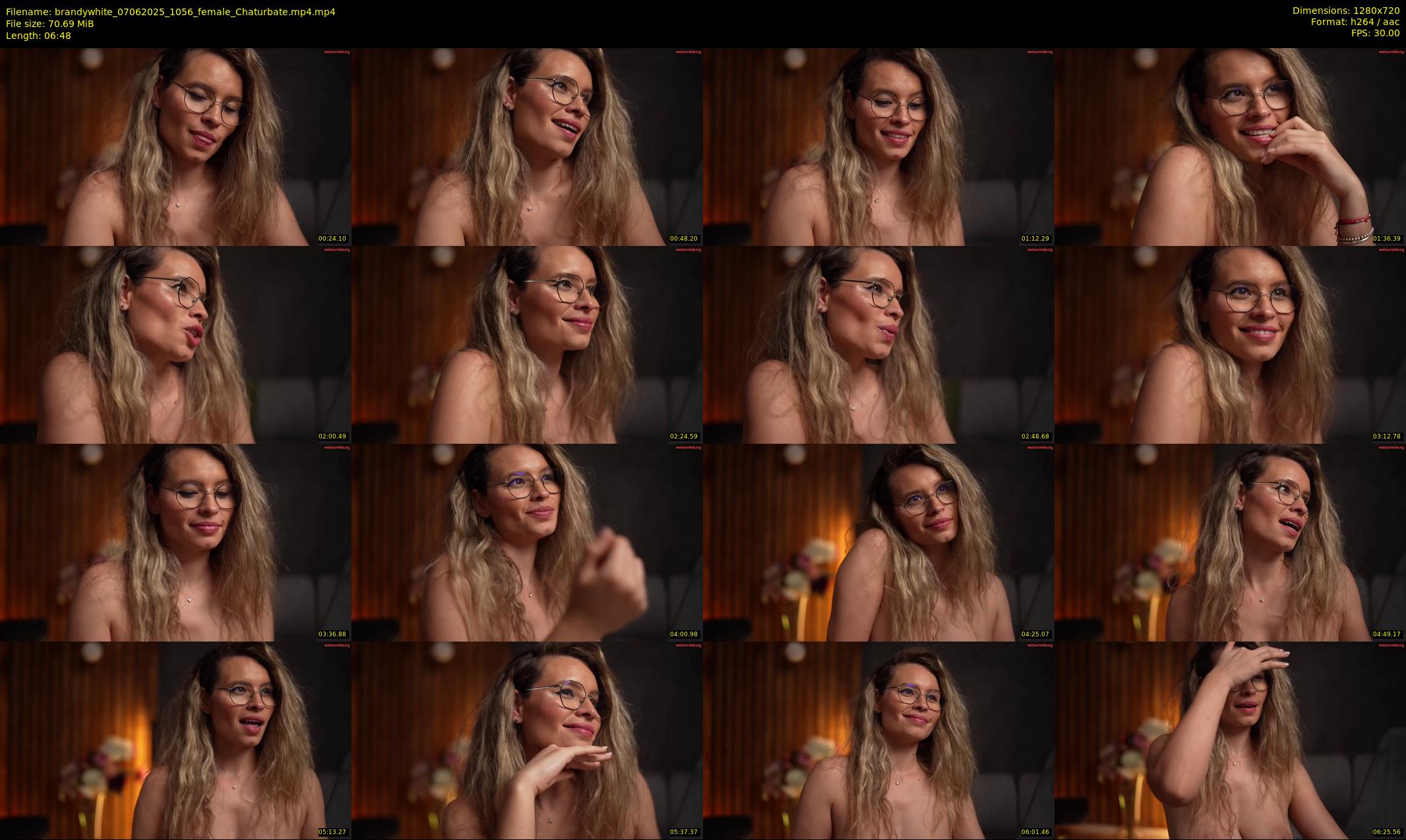 brandywhite — 7 minute Chaturbate female cam show recording, 720p, Jun 7, 2025