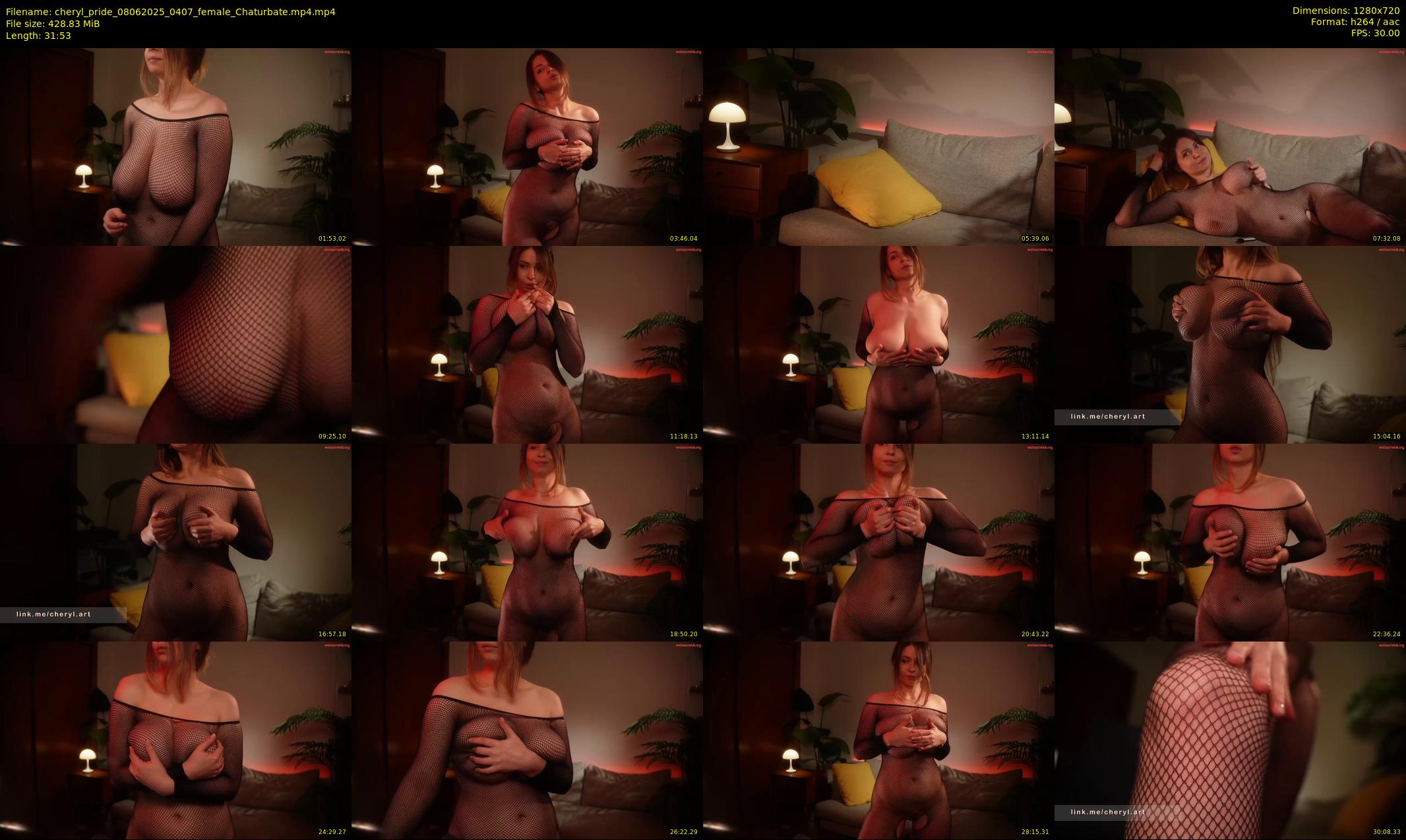 cheryl_pride — 32 minute Chaturbate female cam show recording, 720p, Jun 8, 2025