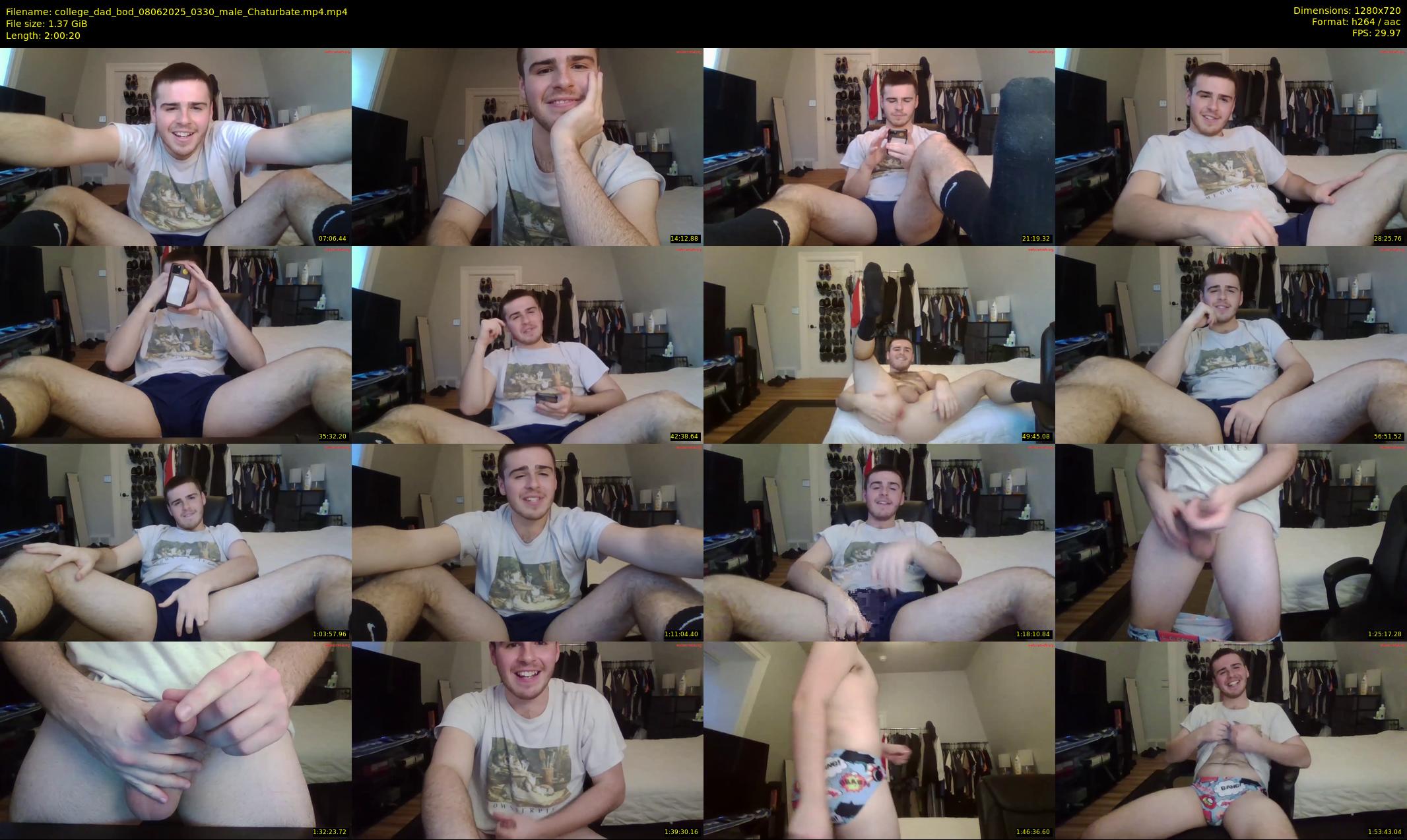 college_dad_bod — 121 minute Chaturbate male cam show recording, 720p, Jun 8, 2025