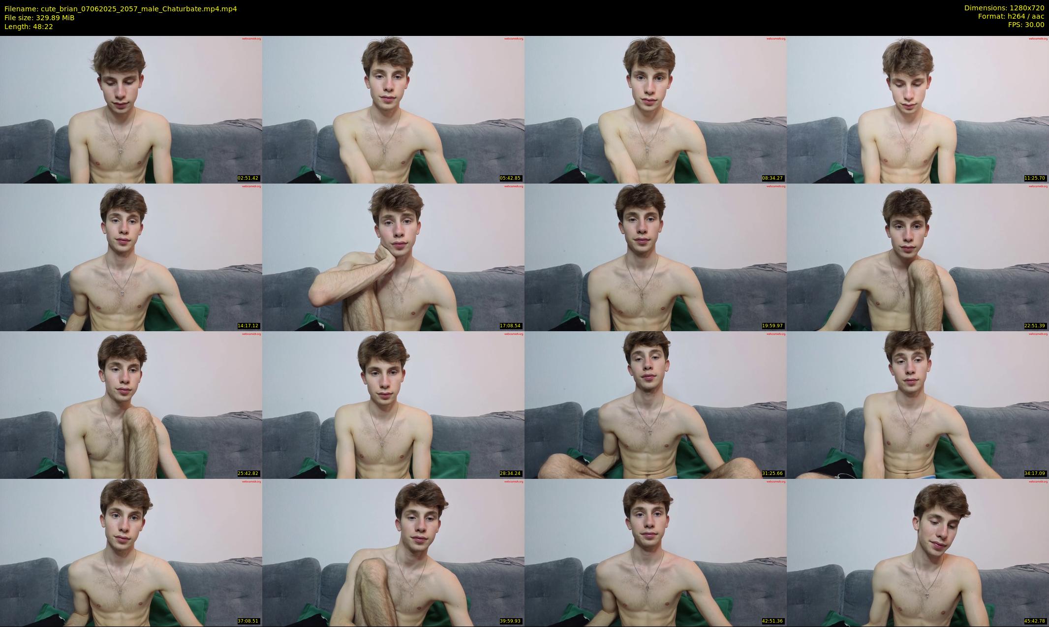 cute_brian — 49 minute Chaturbate male cam show recording, 720p, Jun 7, 2025