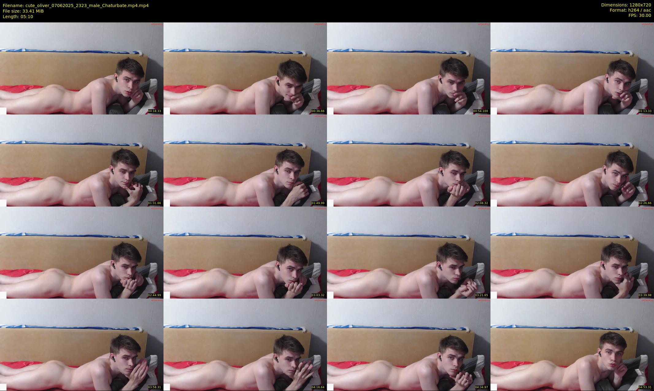 cute_oliver — 6 minute Chaturbate male cam show recording, 720p, Jun 7, 2025