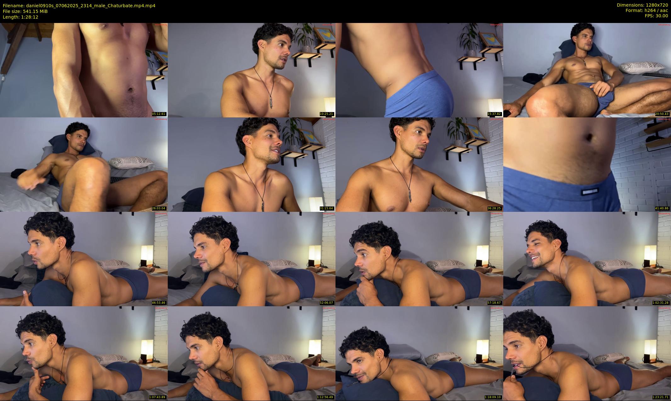 daniel0910s — 89 minute Chaturbate male cam show recording, 720p, Jun 7, 2025