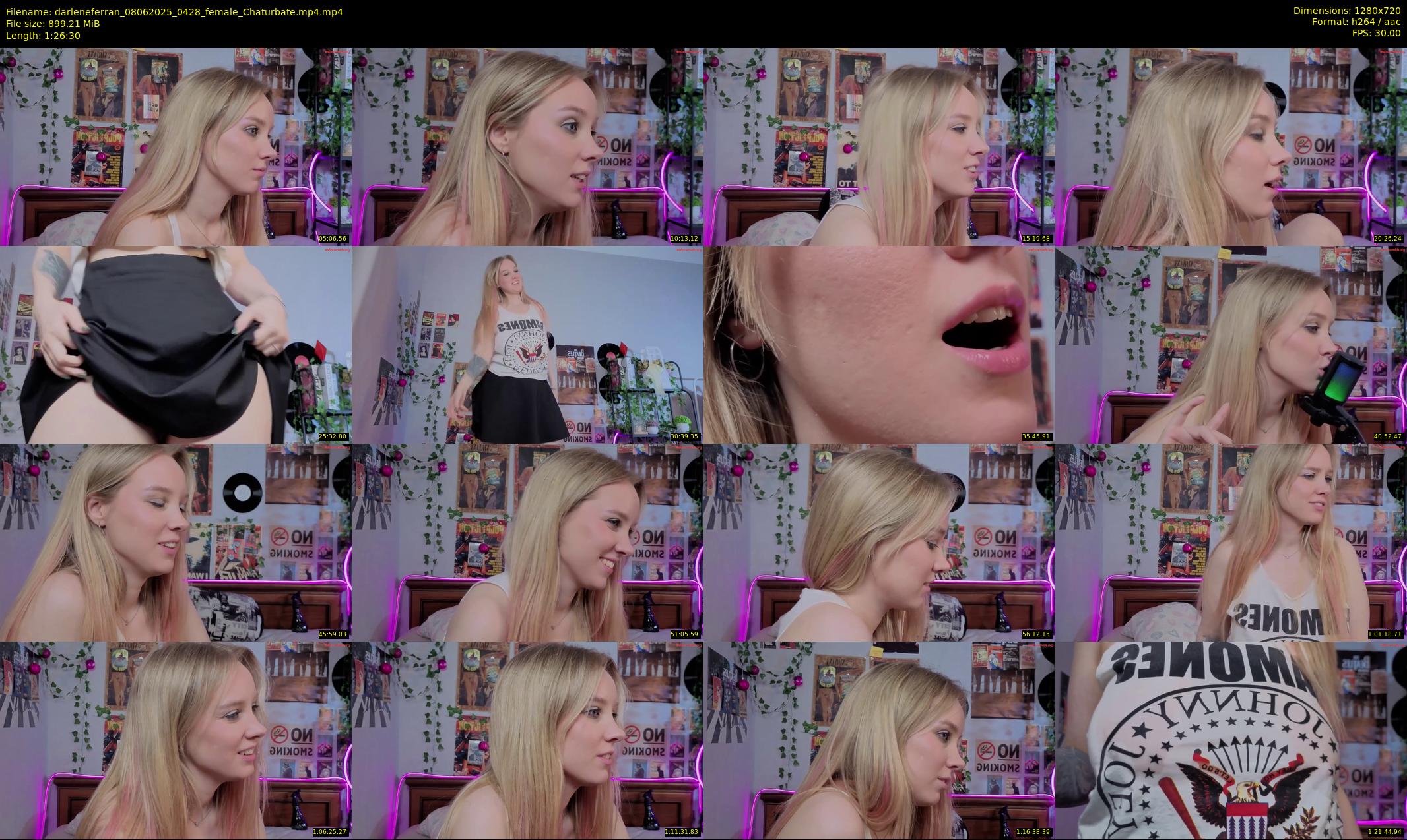 darleneferran — 87 minute Chaturbate female cam show recording, 720p, Jun 8, 2025