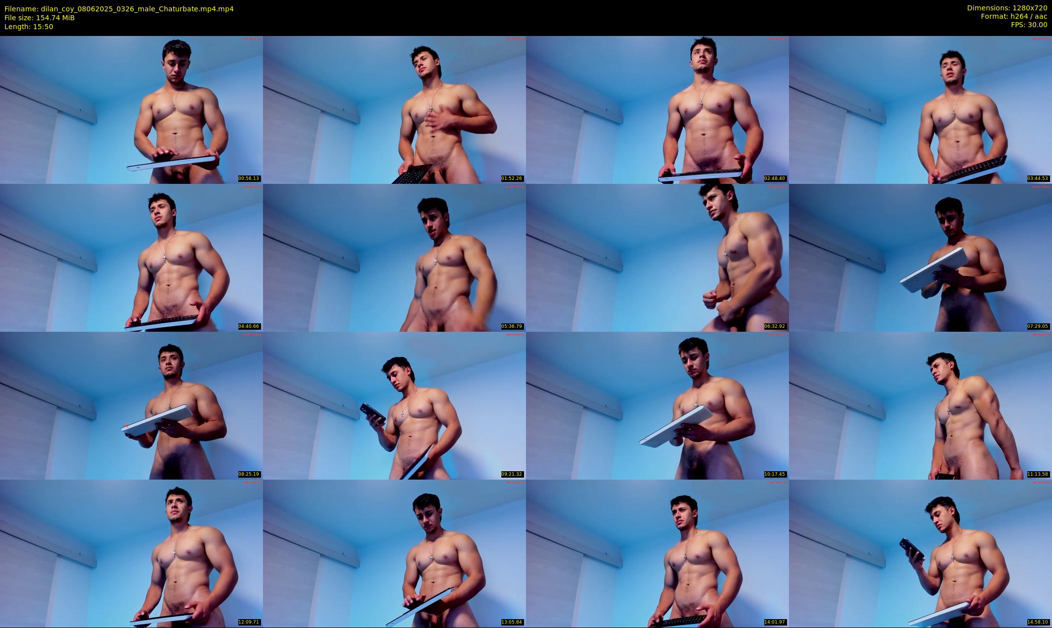 dilan_coy — 16 minute Chaturbate male cam show recording, 720p, Jun 8, 2025