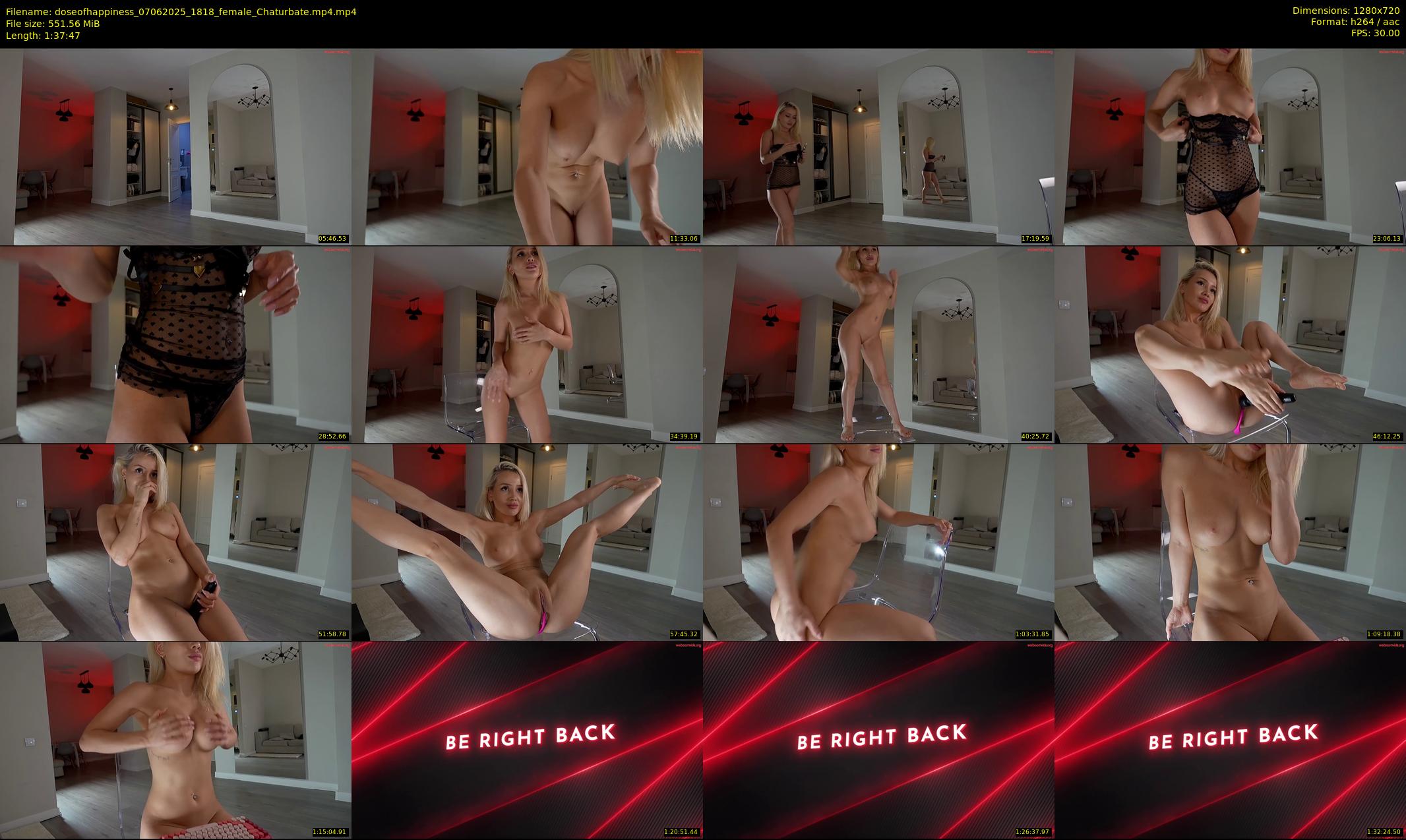 doseofhappiness — 98 minute Chaturbate female cam show recording, 720p, Jun 7, 2025