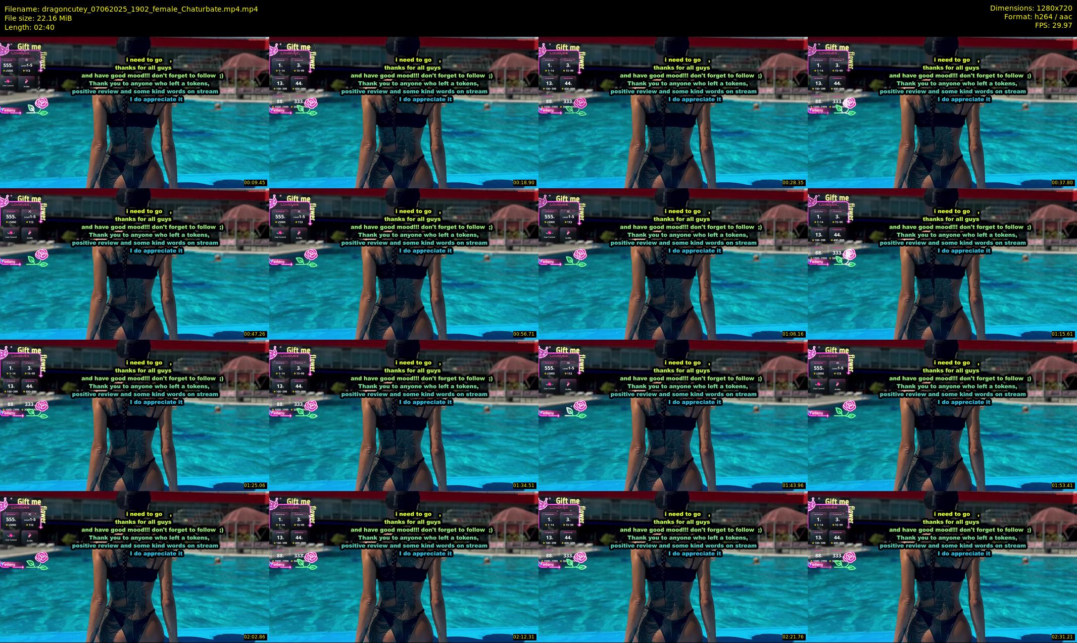 dragoncutey — 3 minute Chaturbate female cam show recording, 720p, Jun 7, 2025