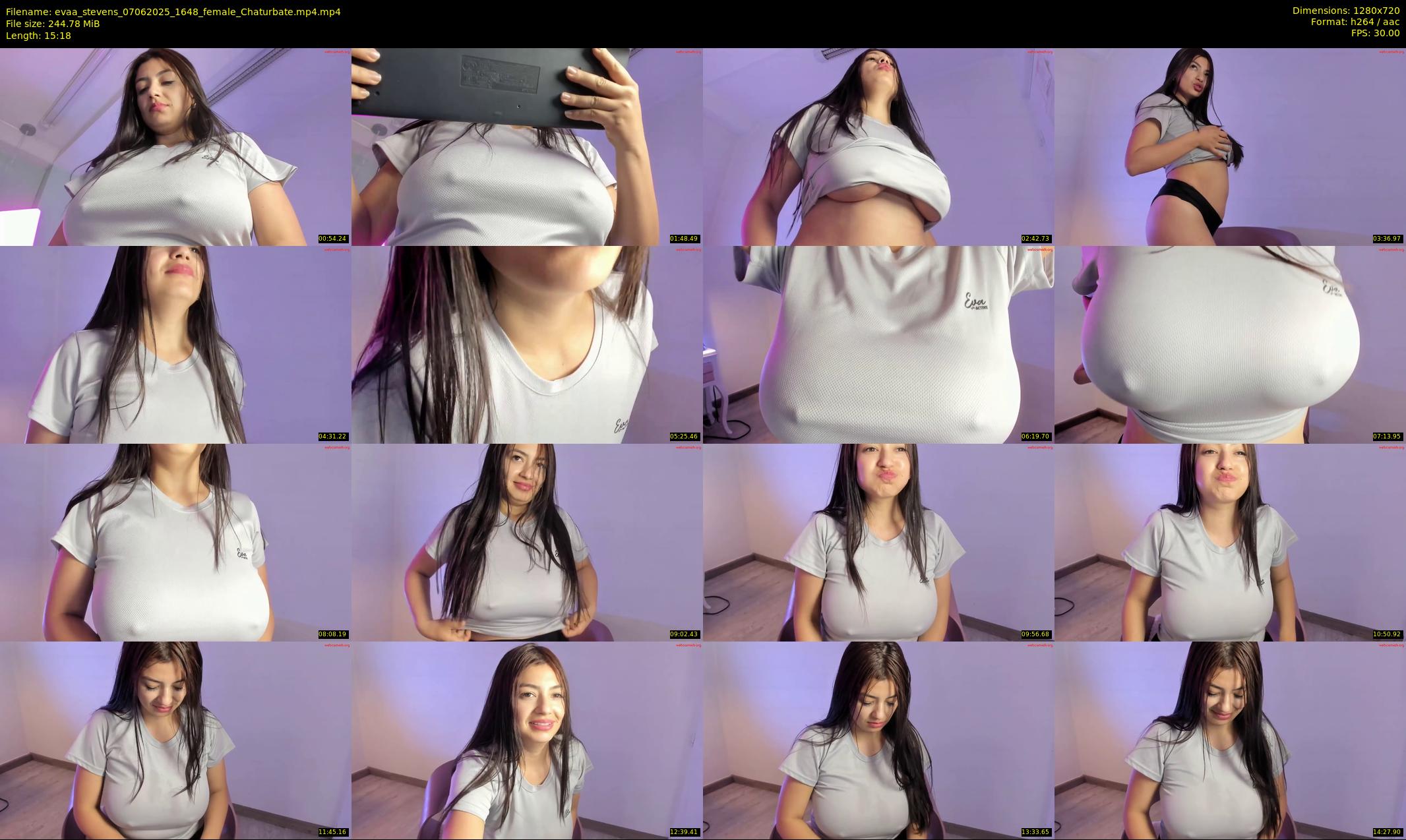 evaa_stevens — 16 minute Chaturbate female cam show recording, 720p, Jun 7, 2025