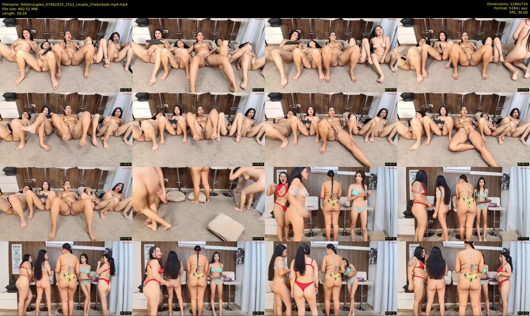 fetishcouples — 40 minute Chaturbate couple cam show recording, 720p, Jun 7, 2025