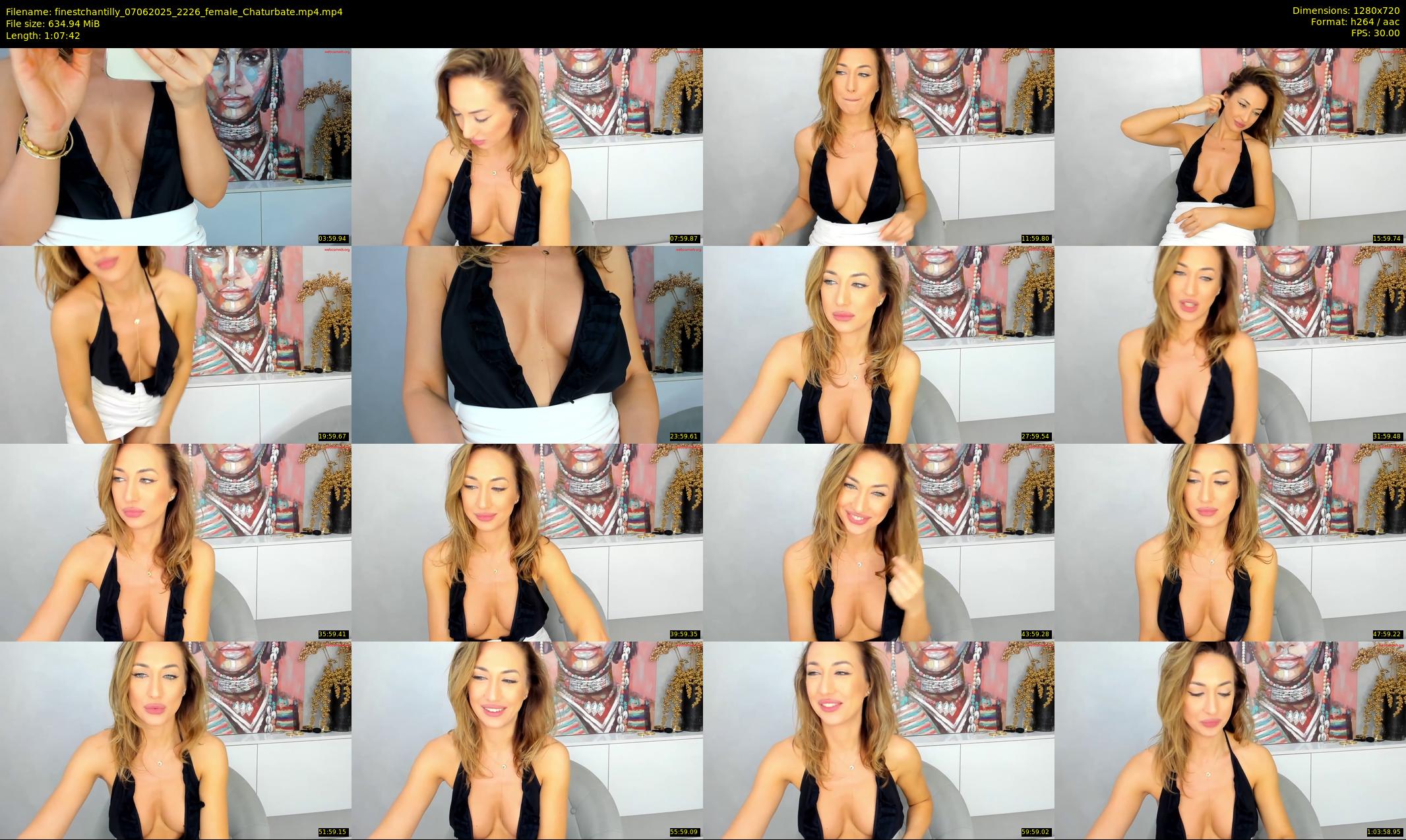 finestchantilly — 68 minute Chaturbate female cam show recording, 720p, Jun 7, 2025