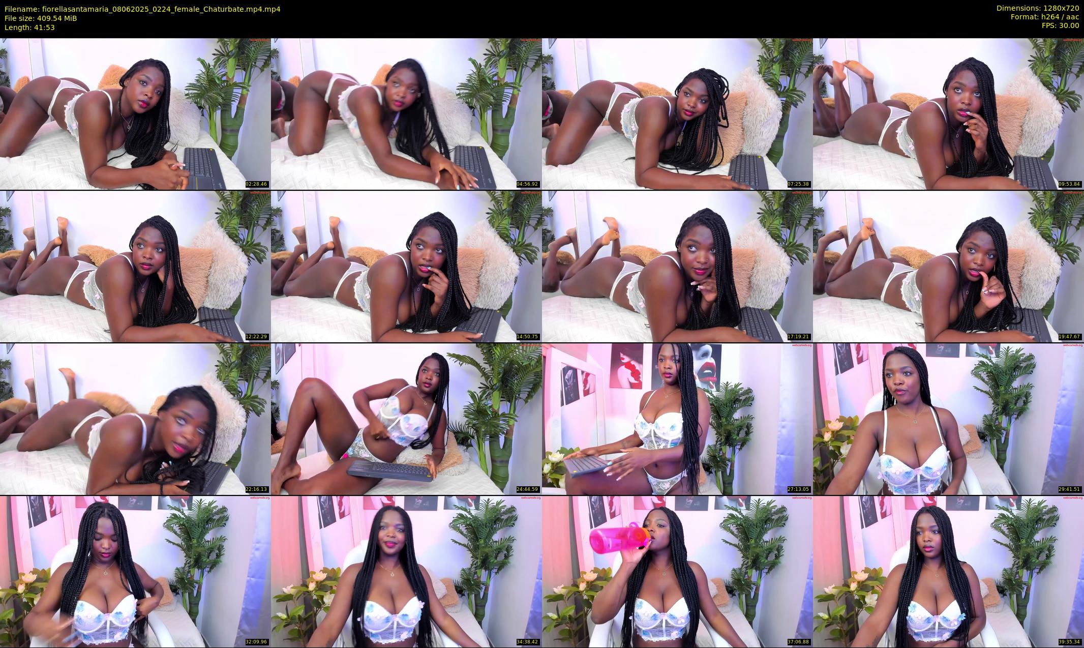 fiorellasantamaria — 42 minute Chaturbate female cam show recording, 720p, Jun 8, 2025